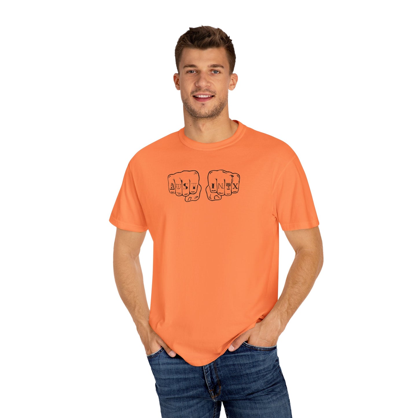 Austin Knuckle Tats - Tattooed Fists Tee