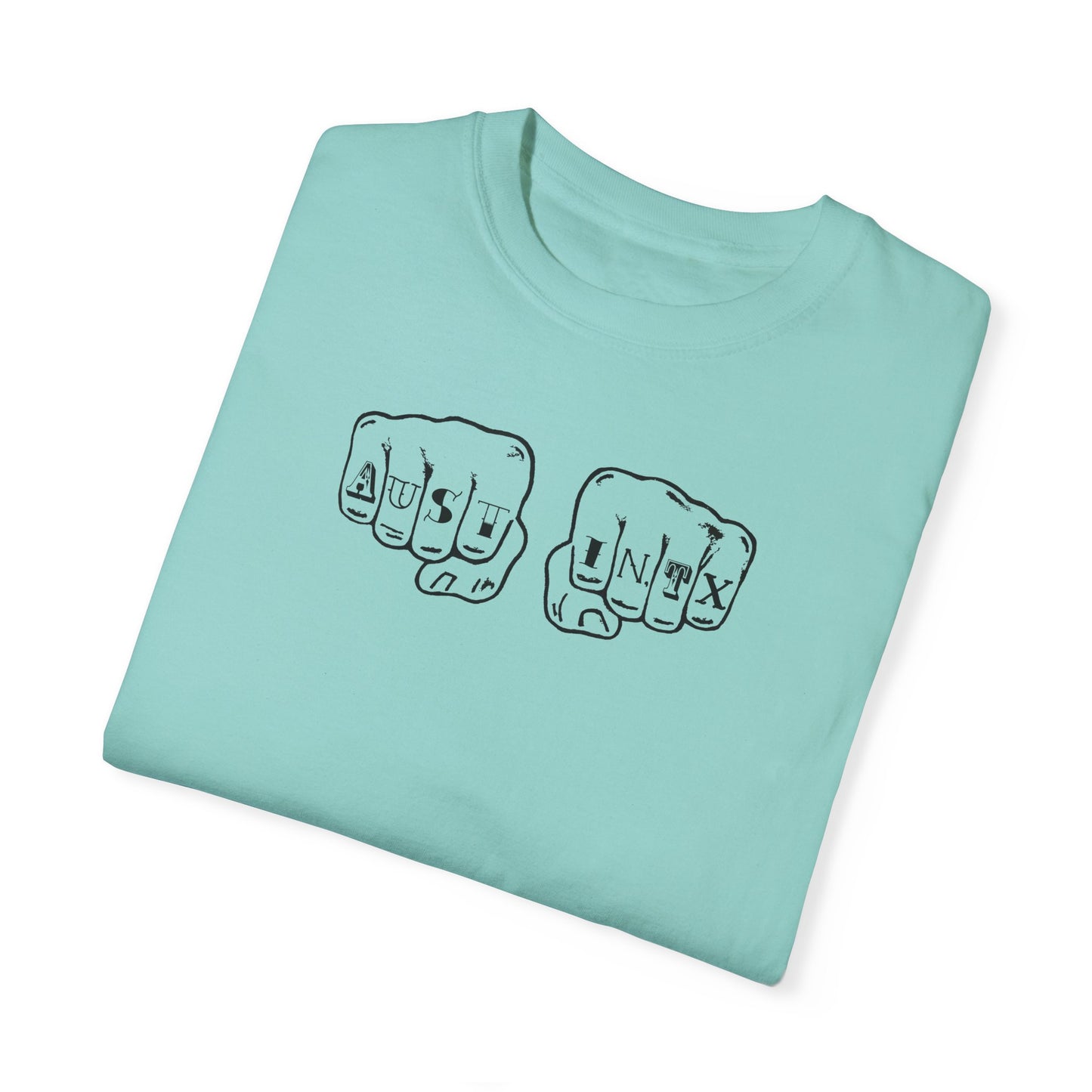 Austin Knuckle Tats - Tattooed Fists Tee