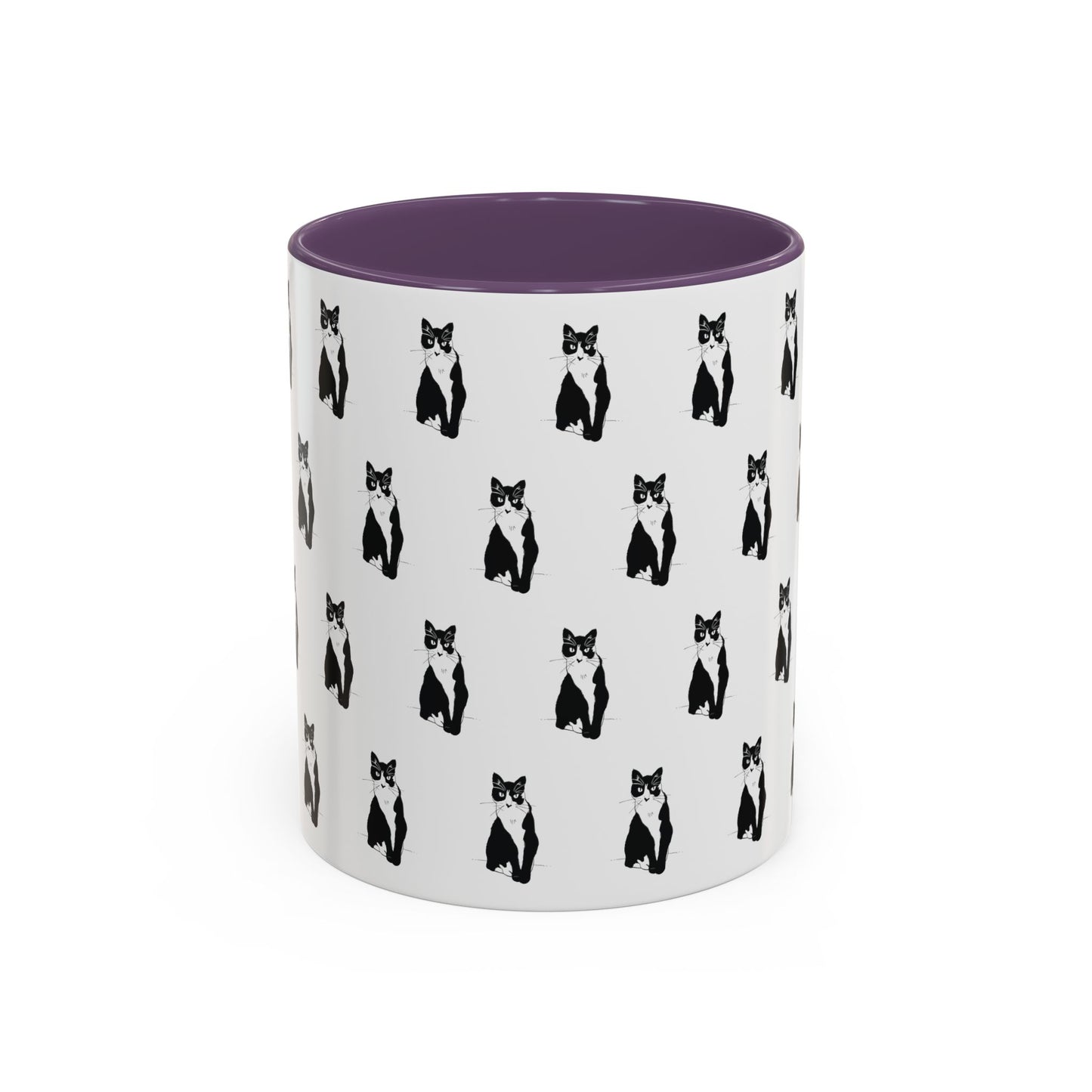 Herd of Cats Accent Mug (Transparent Style Cat) - Cat Mug