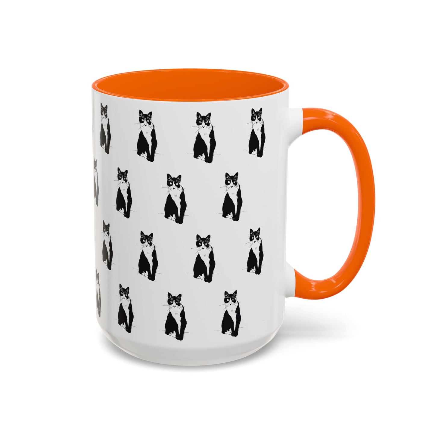 Herd of Cats Accent Mug (Transparent Style Cat) - Cat Mug