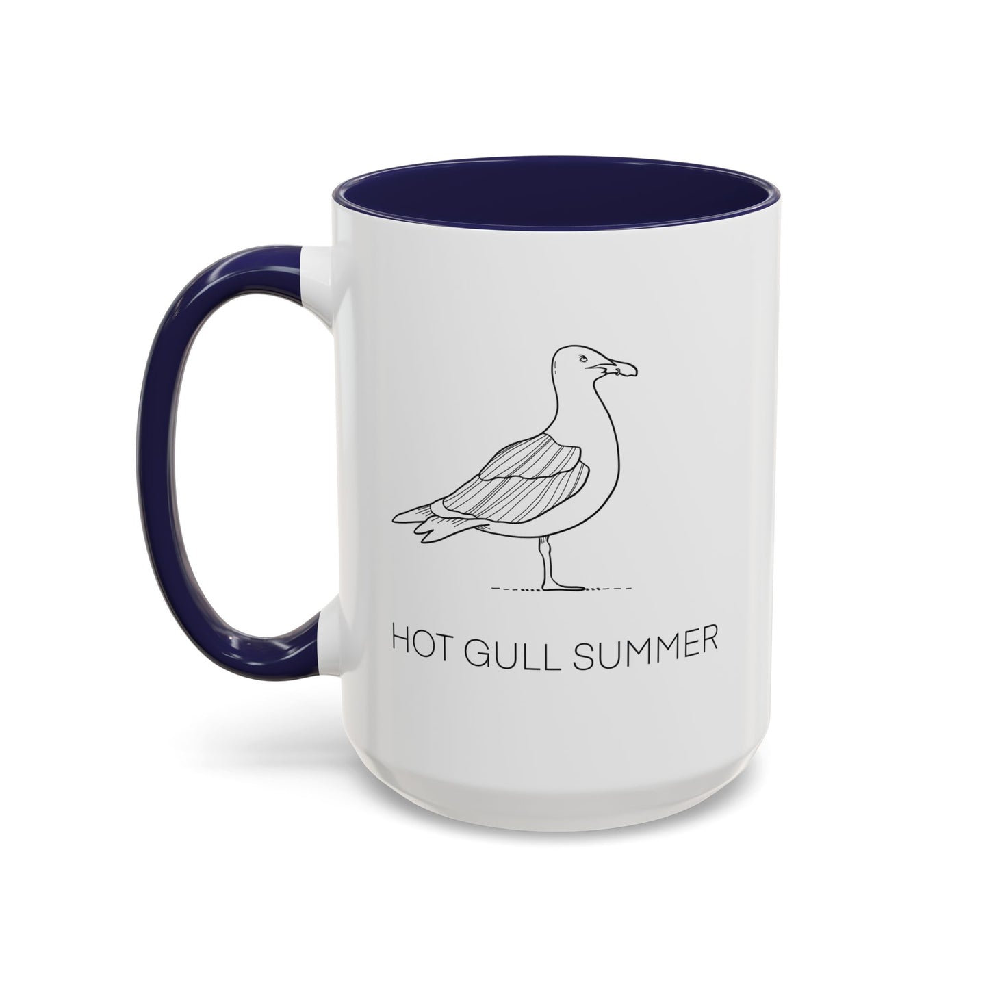 Hot Gull Summer Seagull Accent Mug