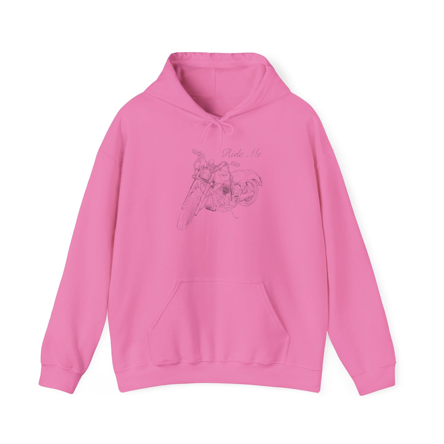 Ride Me Harley Motorcycle Drawing Hoodie Sweatshirt