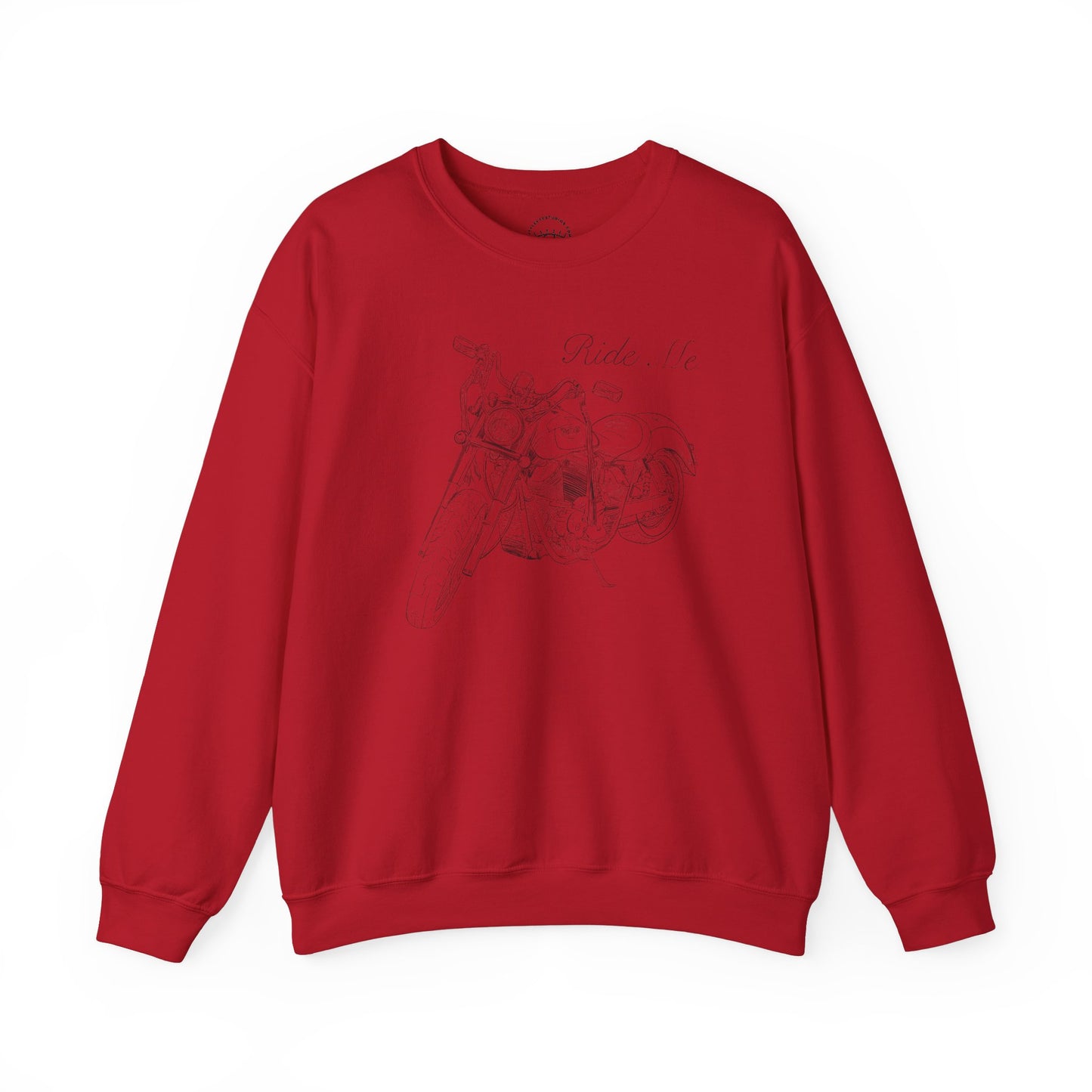 Ride Me Motorcycle Drawing Sweatshirt