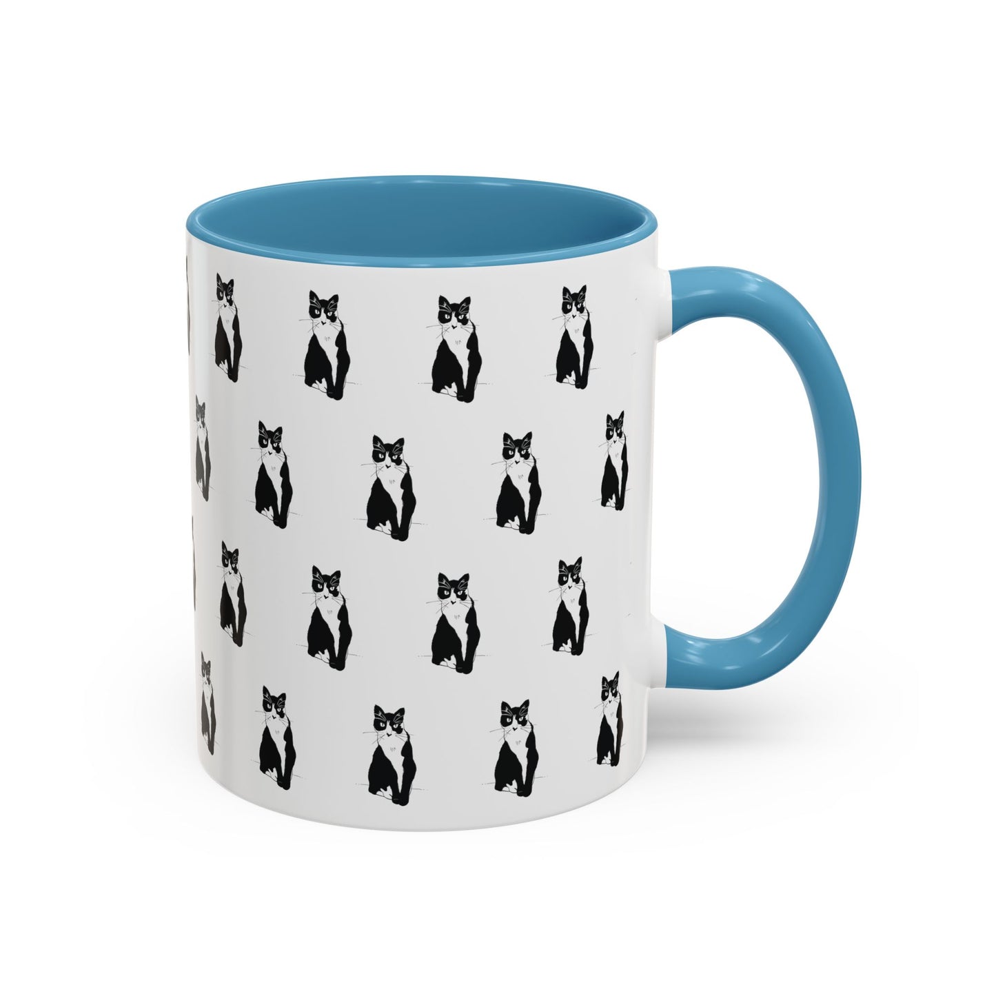 Herd of Cats Accent Mug (Transparent Style Cat) - Cat Mug