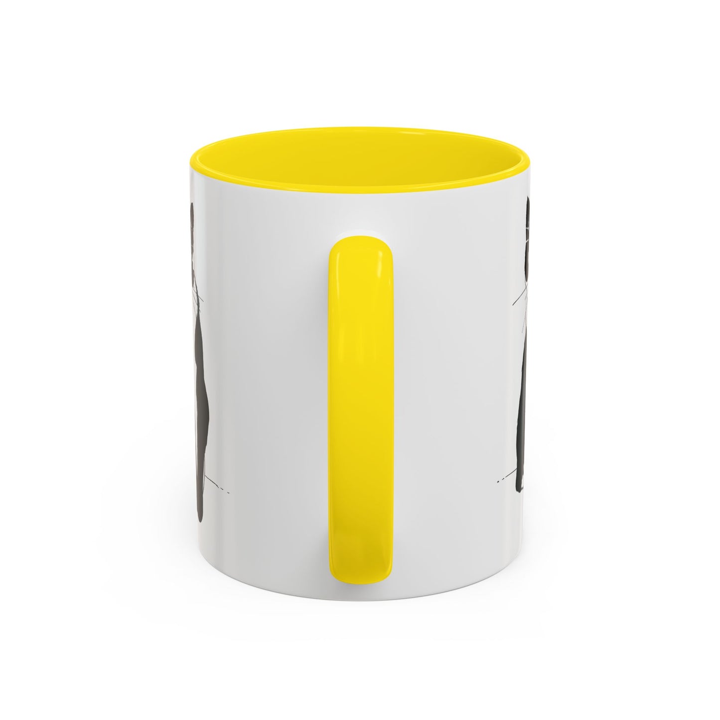 Cat Mug (Transparent Style Cat) - Two Cats Accent Edition Cat Mug