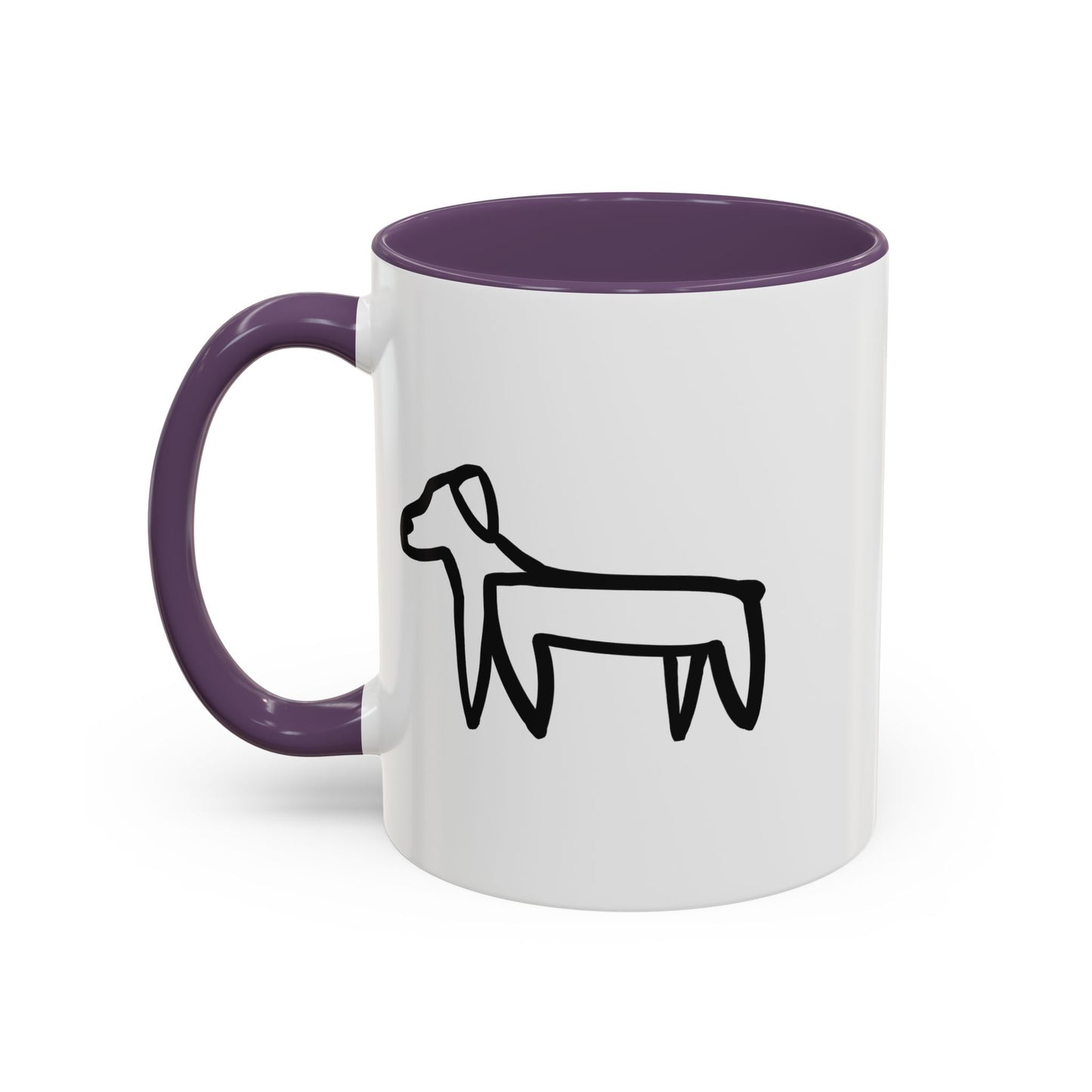 Double Dog Accent Mug