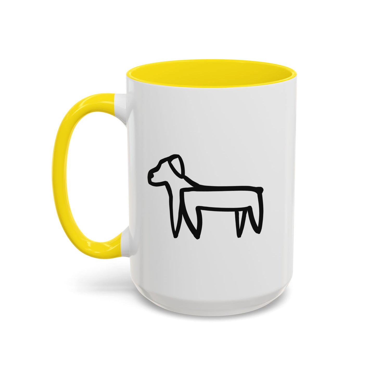 Double Dog Accent Mug