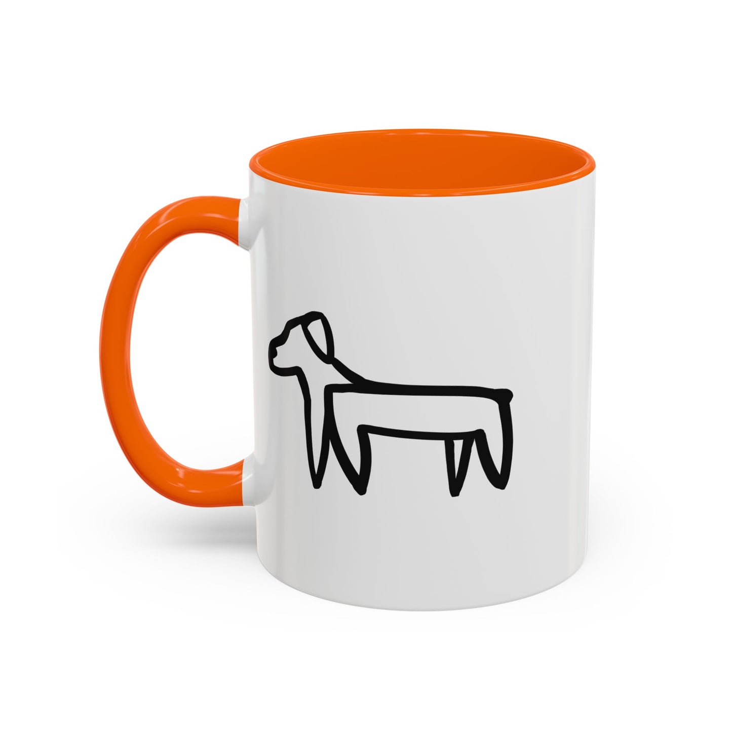 Double Dog Accent Mug