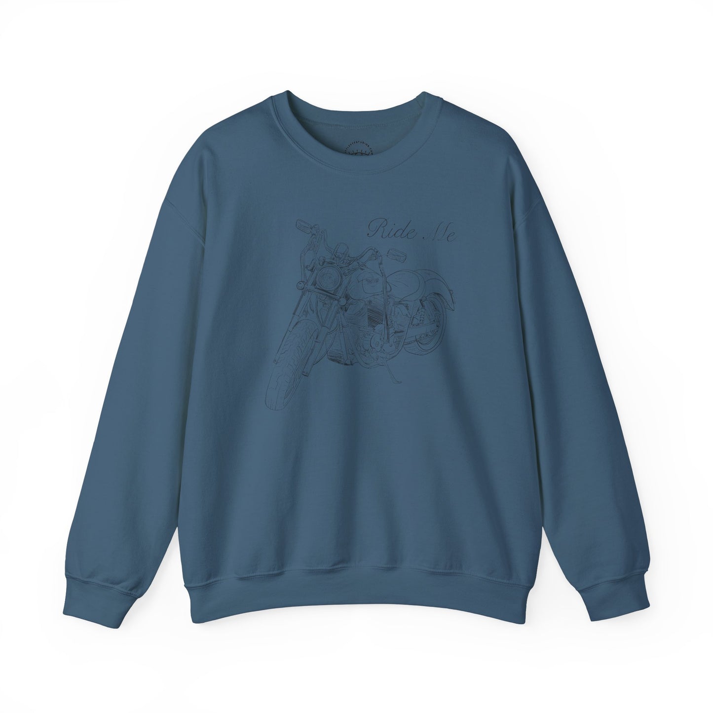 Ride Me Motorcycle Drawing Sweatshirt