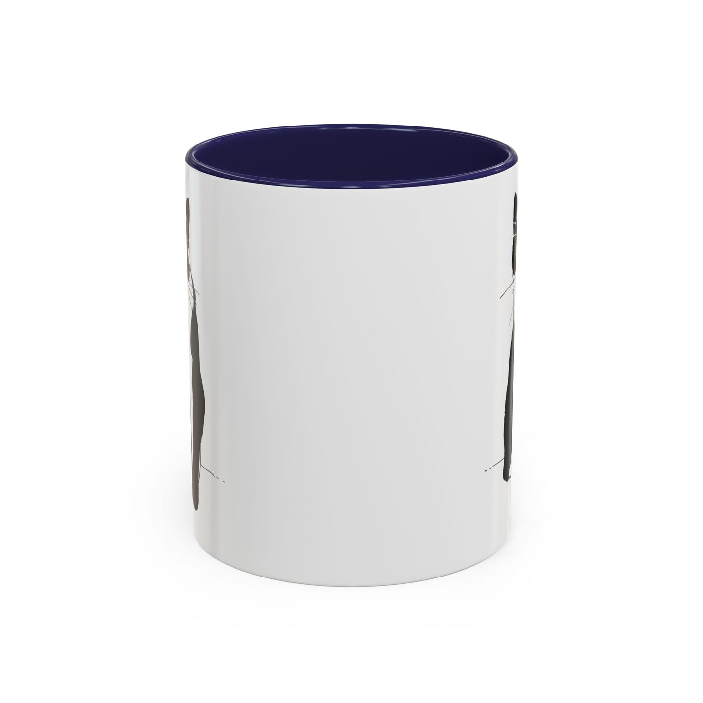 Cat Mug (Transparent Style Cat) - Two Cats Accent Edition Cat Mug