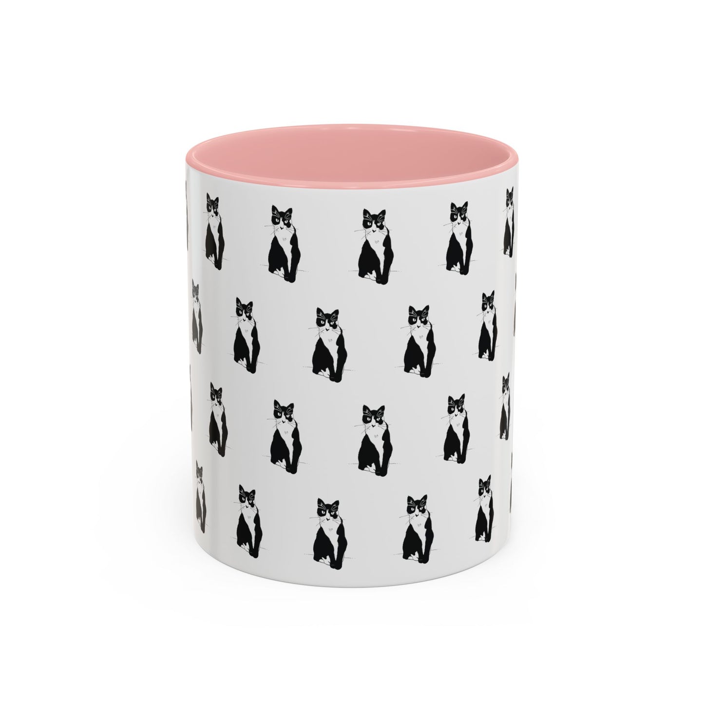 Herd of Cats Accent Mug (Transparent Style Cat) - Cat Mug