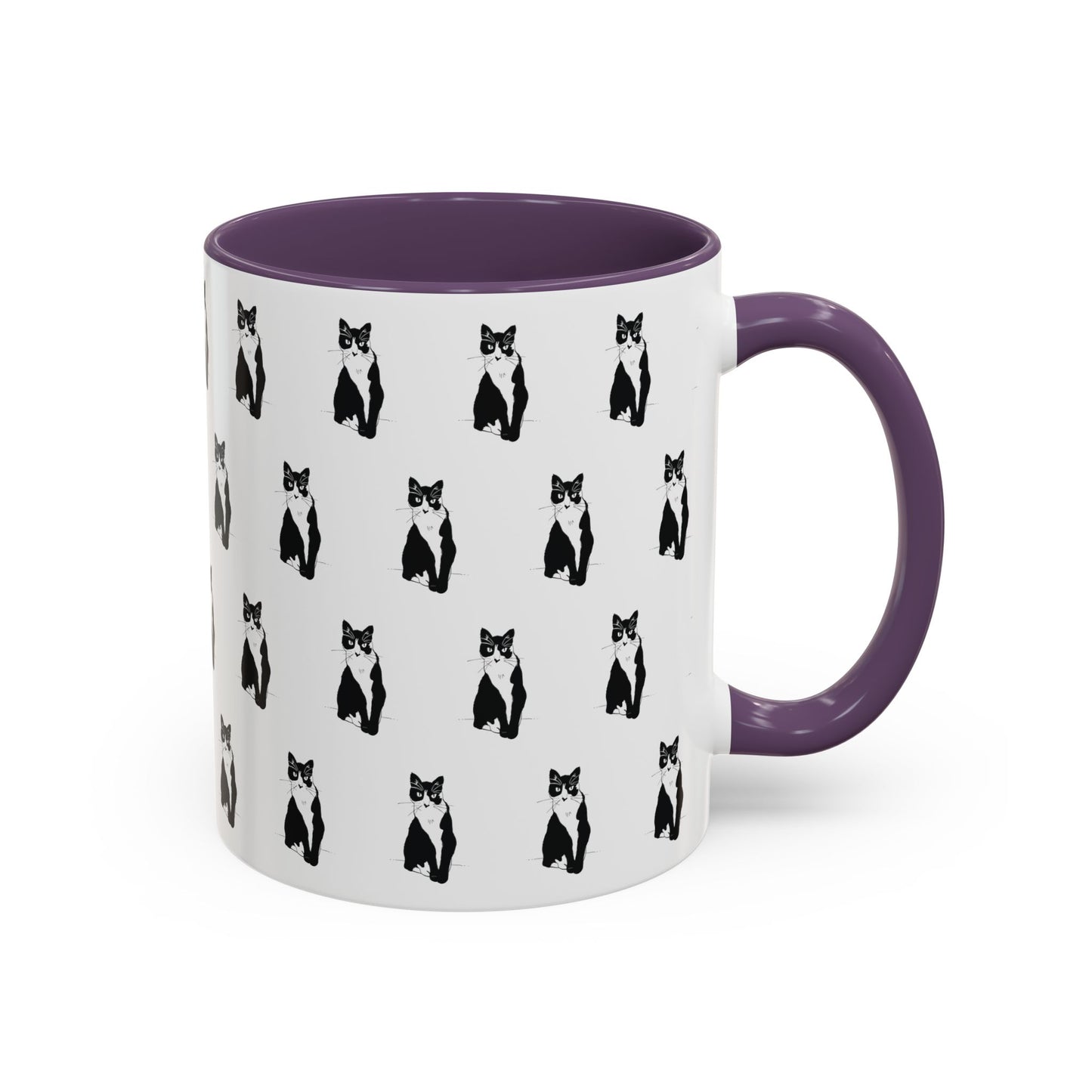 Herd of Cats Accent Mug (Transparent Style Cat) - Cat Mug