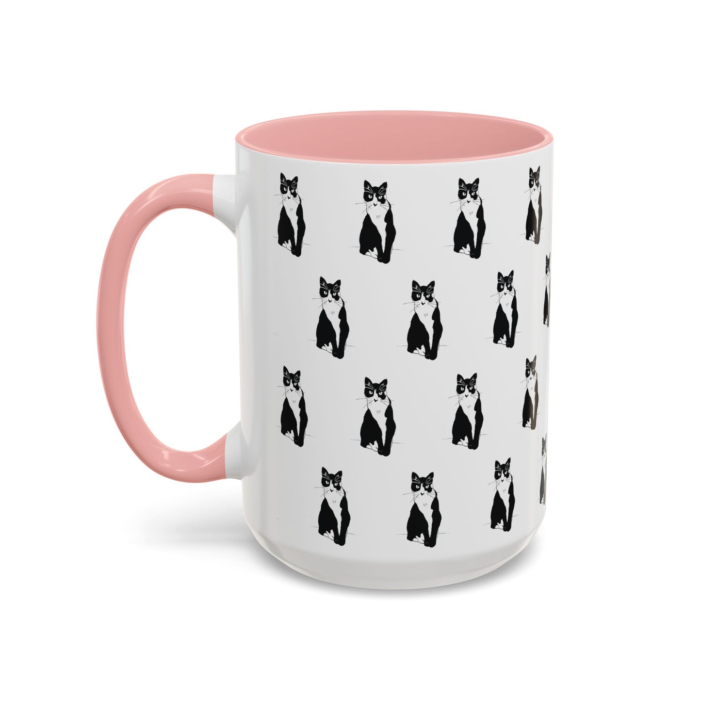 Herd of Cats Accent Mug (Transparent Style Cat) - Cat Mug