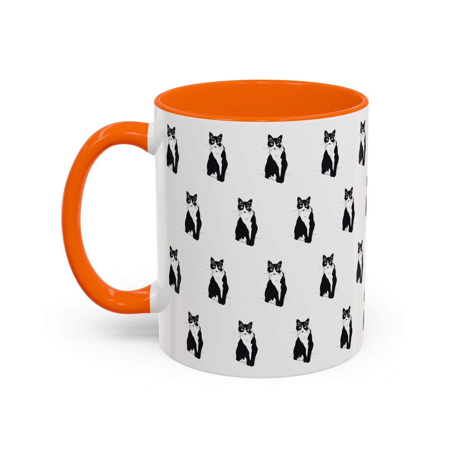 Herd of Cats Accent Mug (Transparent Style Cat) - Cat Mug
