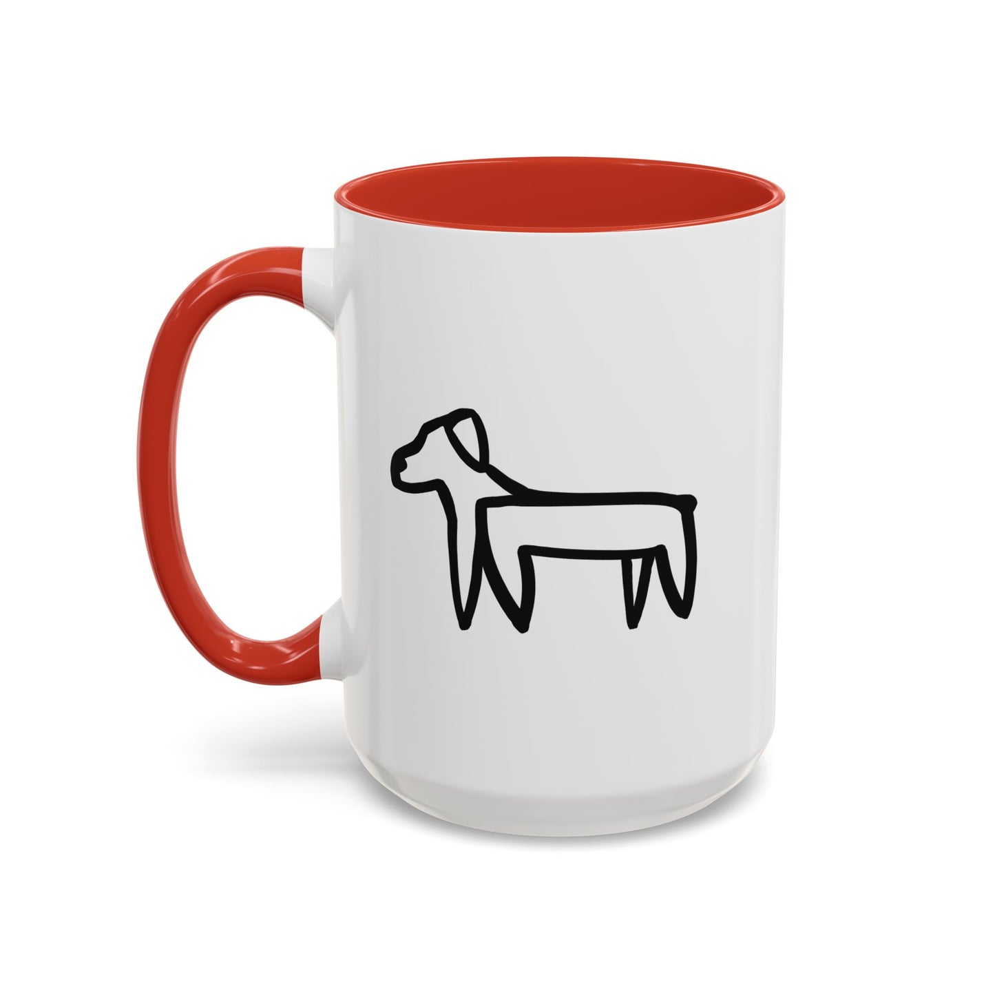 Double Dog Accent Mug