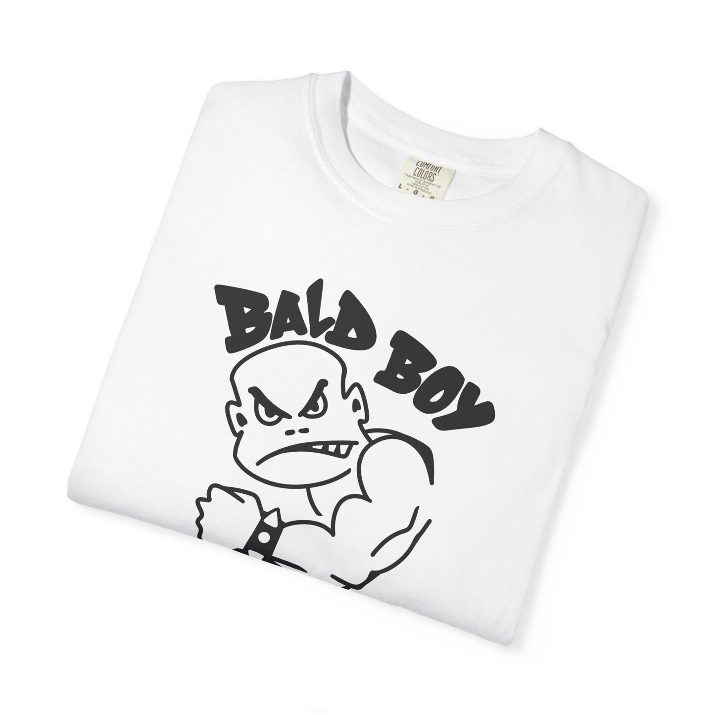 Bald Boy Club T-Shirt Front Design - Bald Boy Club Shirt - Bad Boy Club Parody Tee