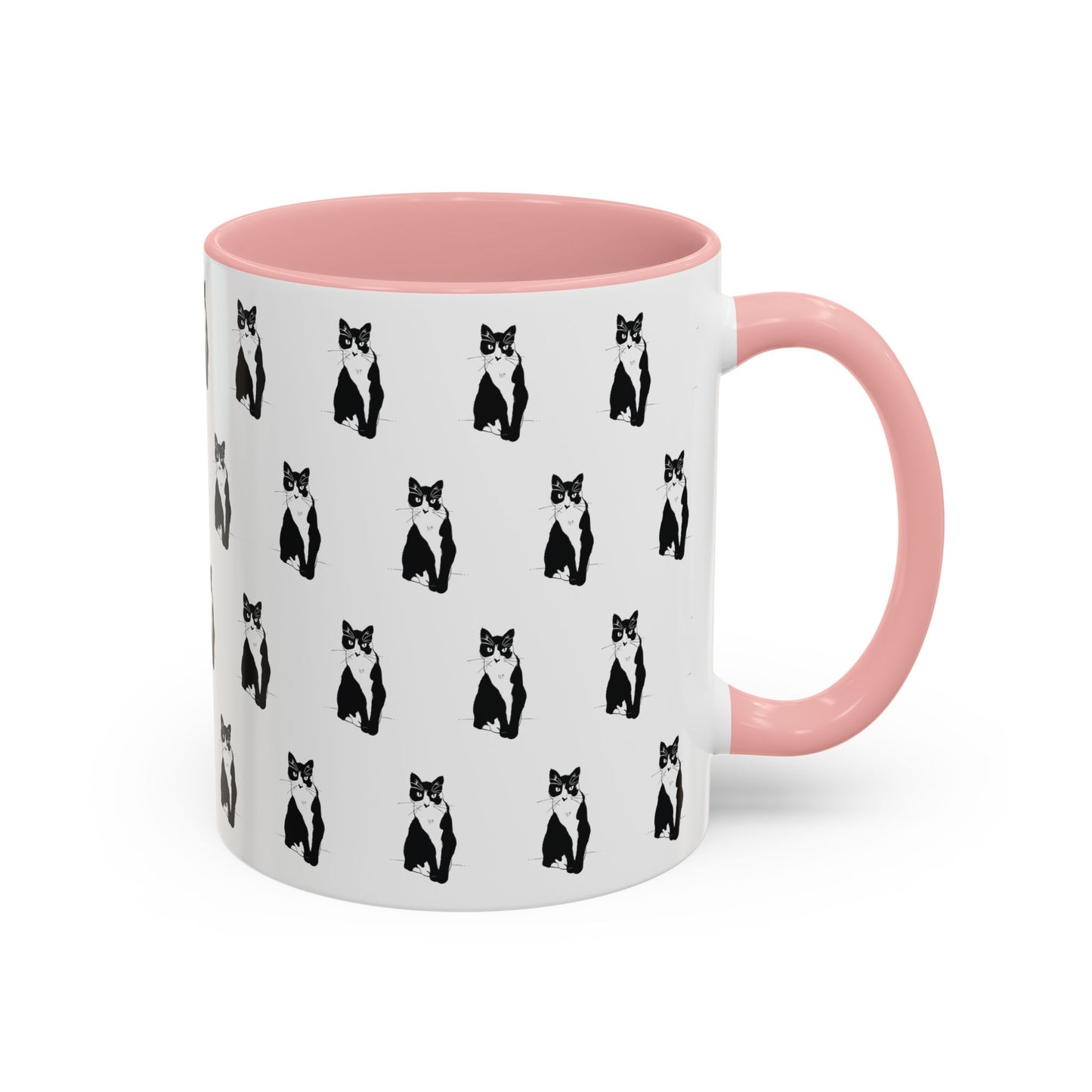 Herd of Cats Accent Mug (Transparent Style Cat) - Cat Mug