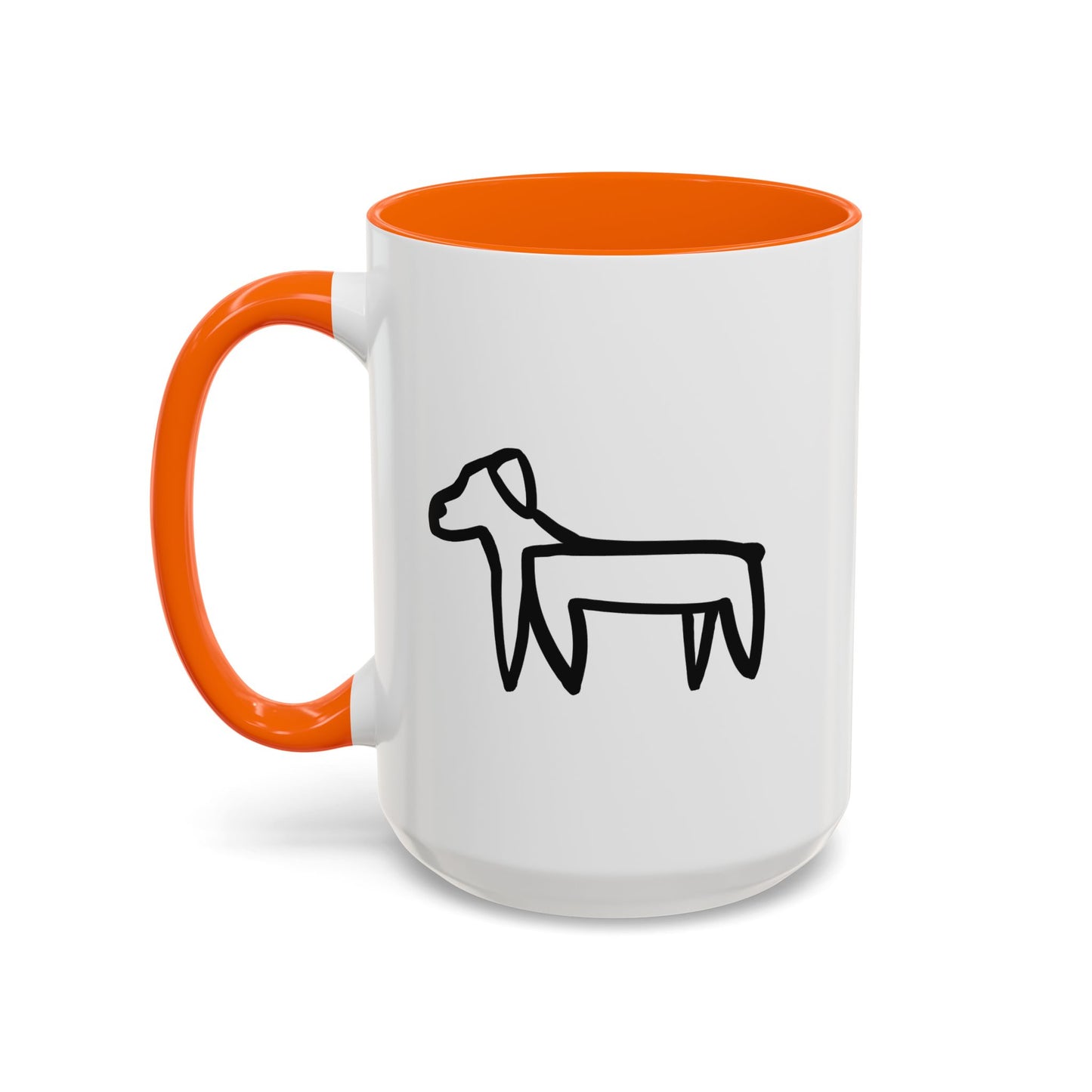 Double Dog Accent Mug