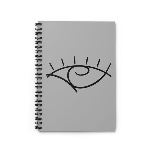 Seeing Eye Grey Spiral Notebook