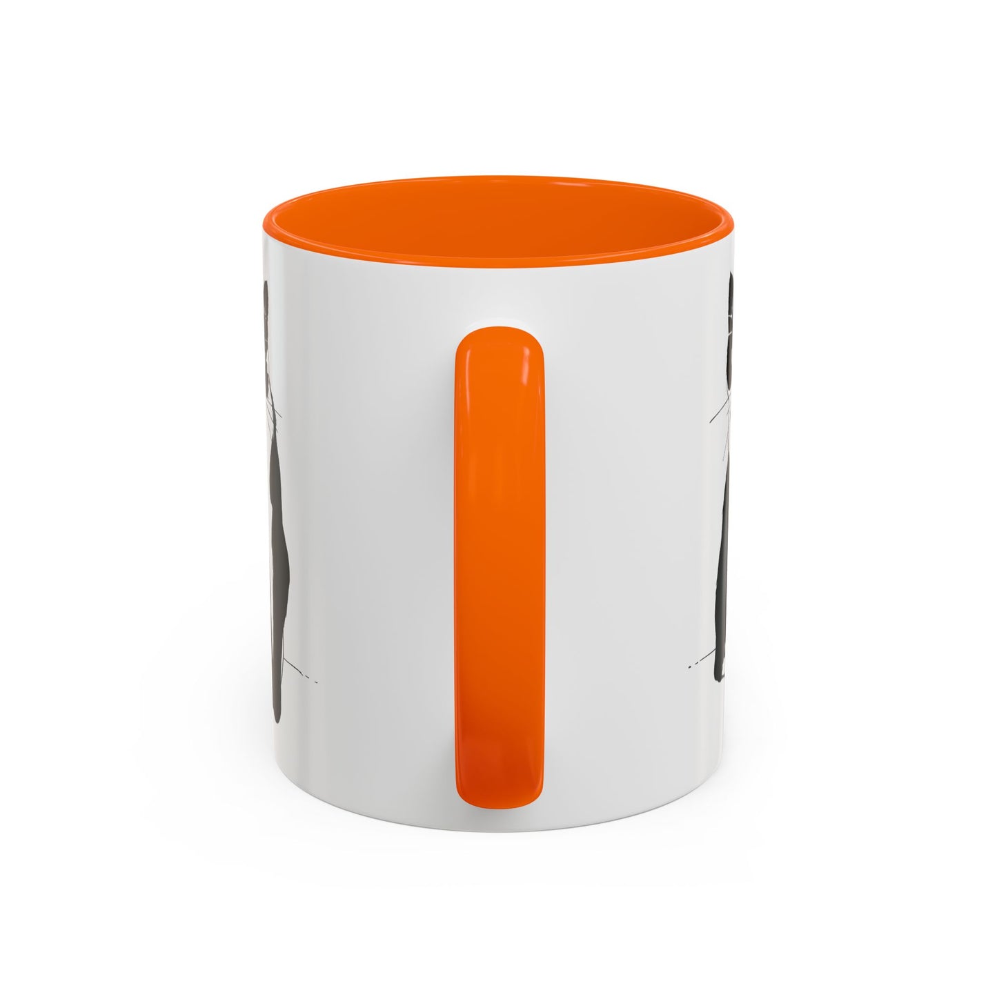 Cat Mug (Transparent Style Cat) - Two Cats Accent Edition Cat Mug