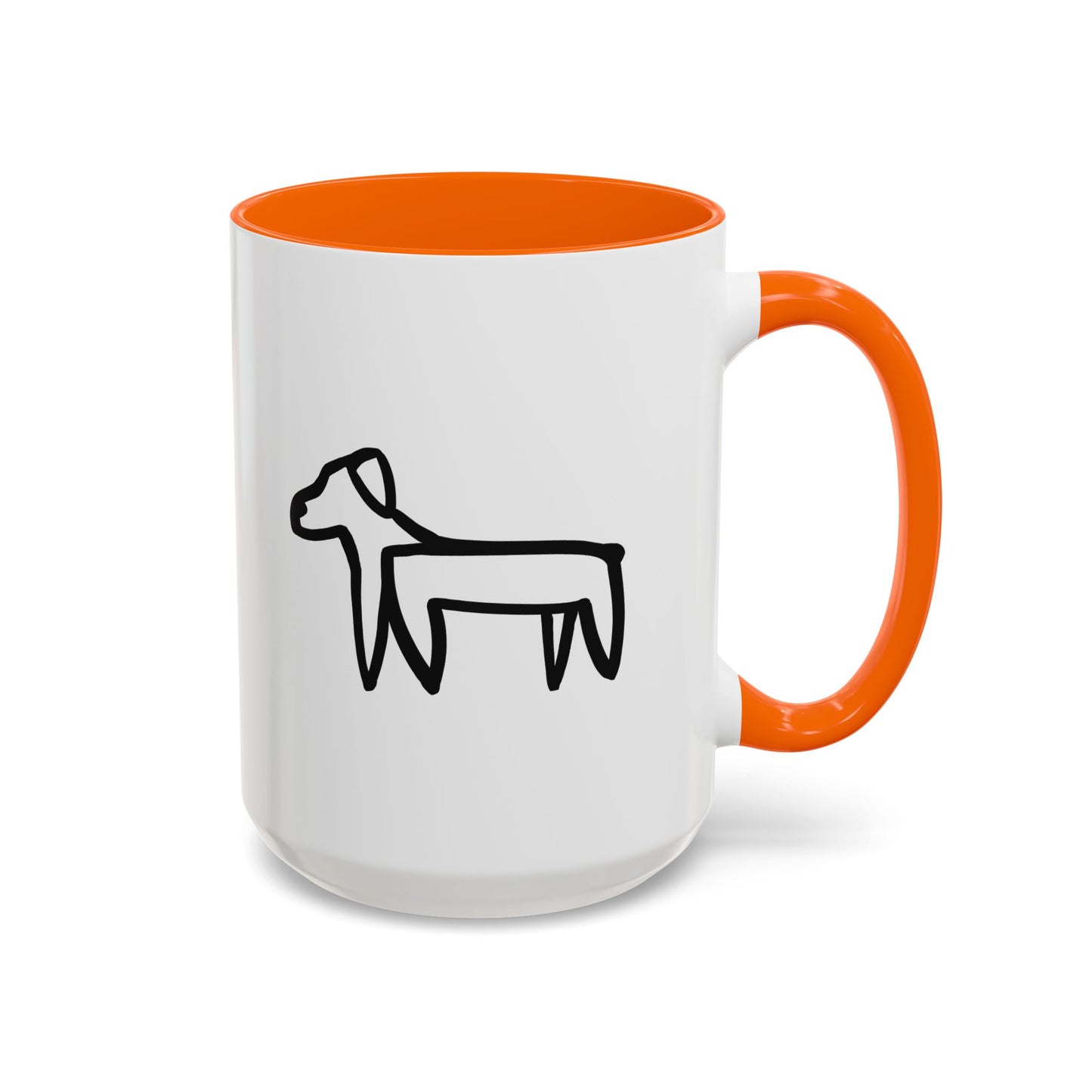 Double Dog Accent Mug