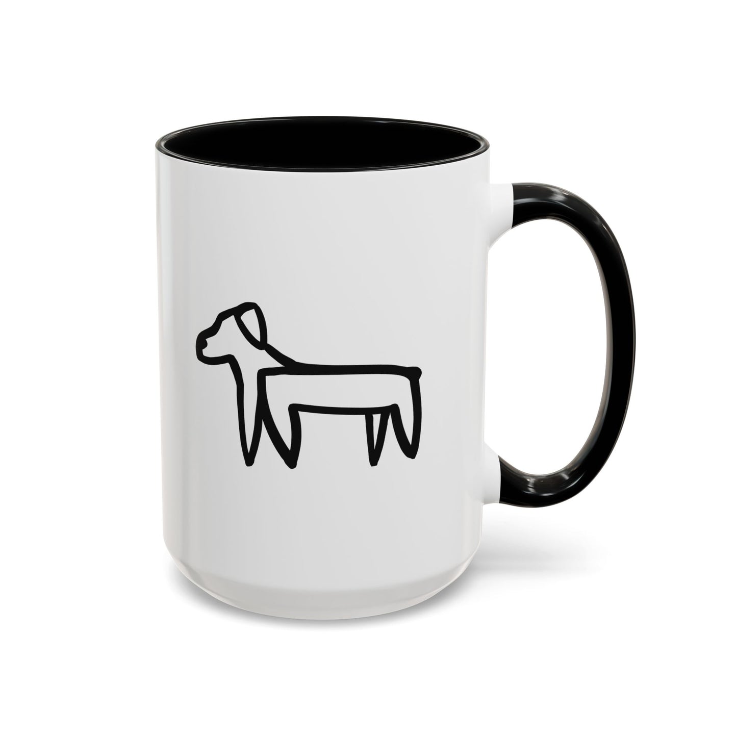 Double Dog Accent Mug