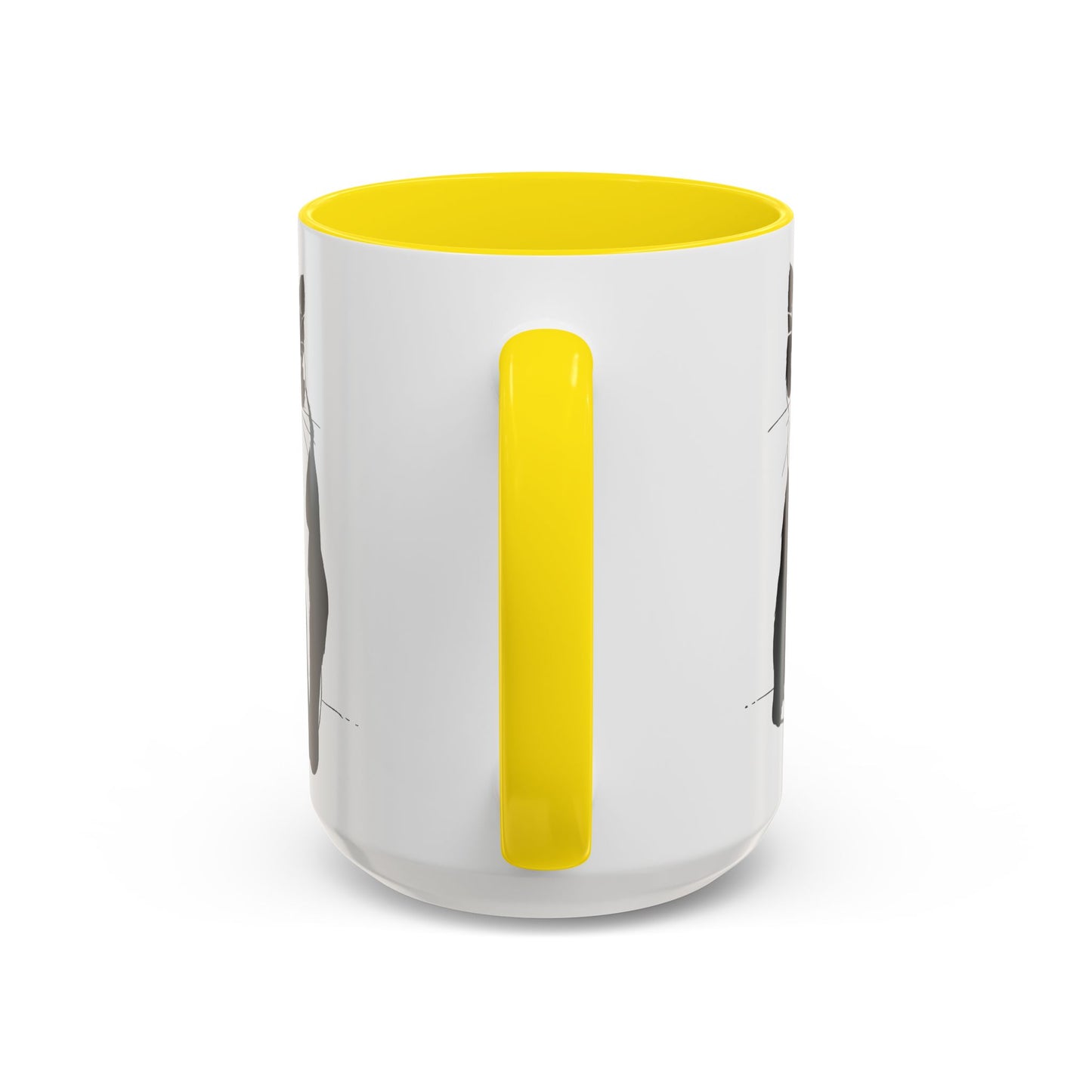 Cat Mug (Transparent Style Cat) - Two Cats Accent Edition Cat Mug