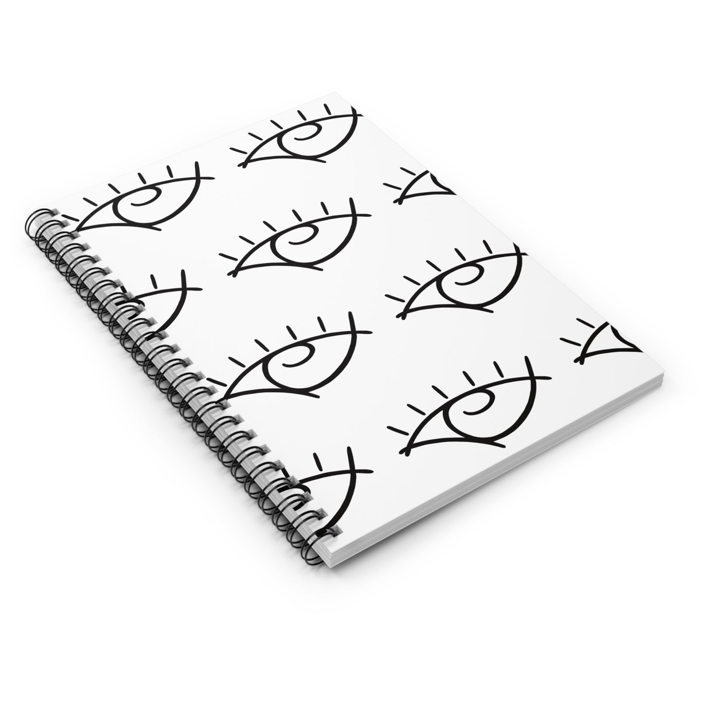 Seeing Eye Pattern Spiral Notebook