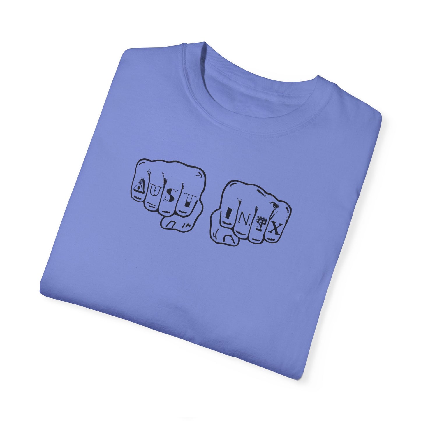 Austin Knuckle Tats - Tattooed Fists Tee