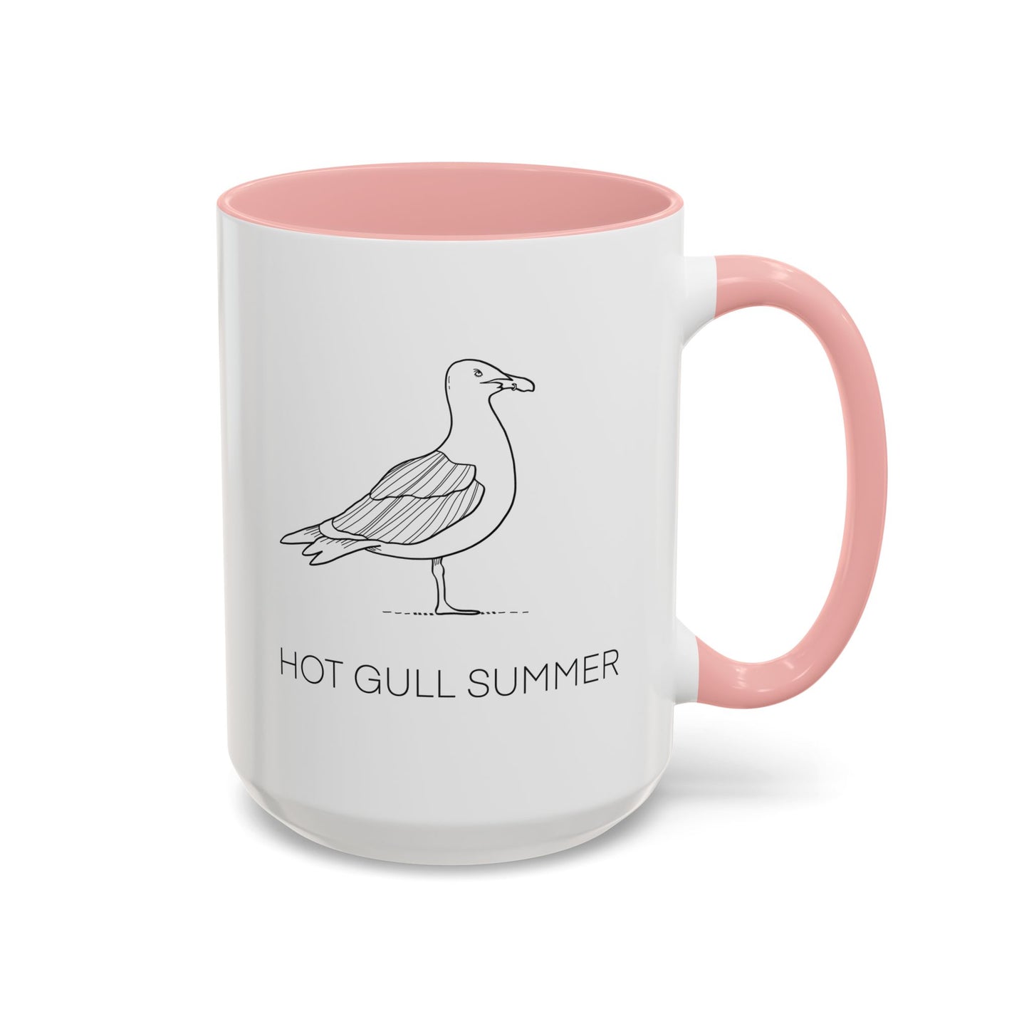 Hot Gull Summer Seagull Accent Mug