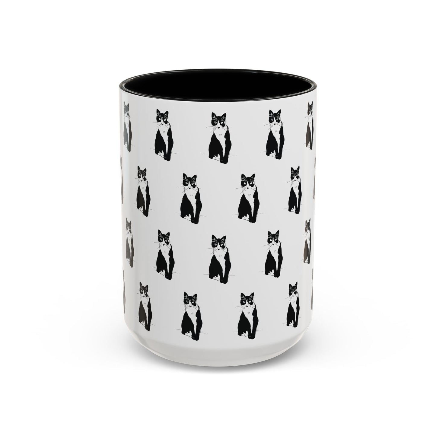 Herd of Cats Accent Mug (Transparent Style Cat) - Cat Mug