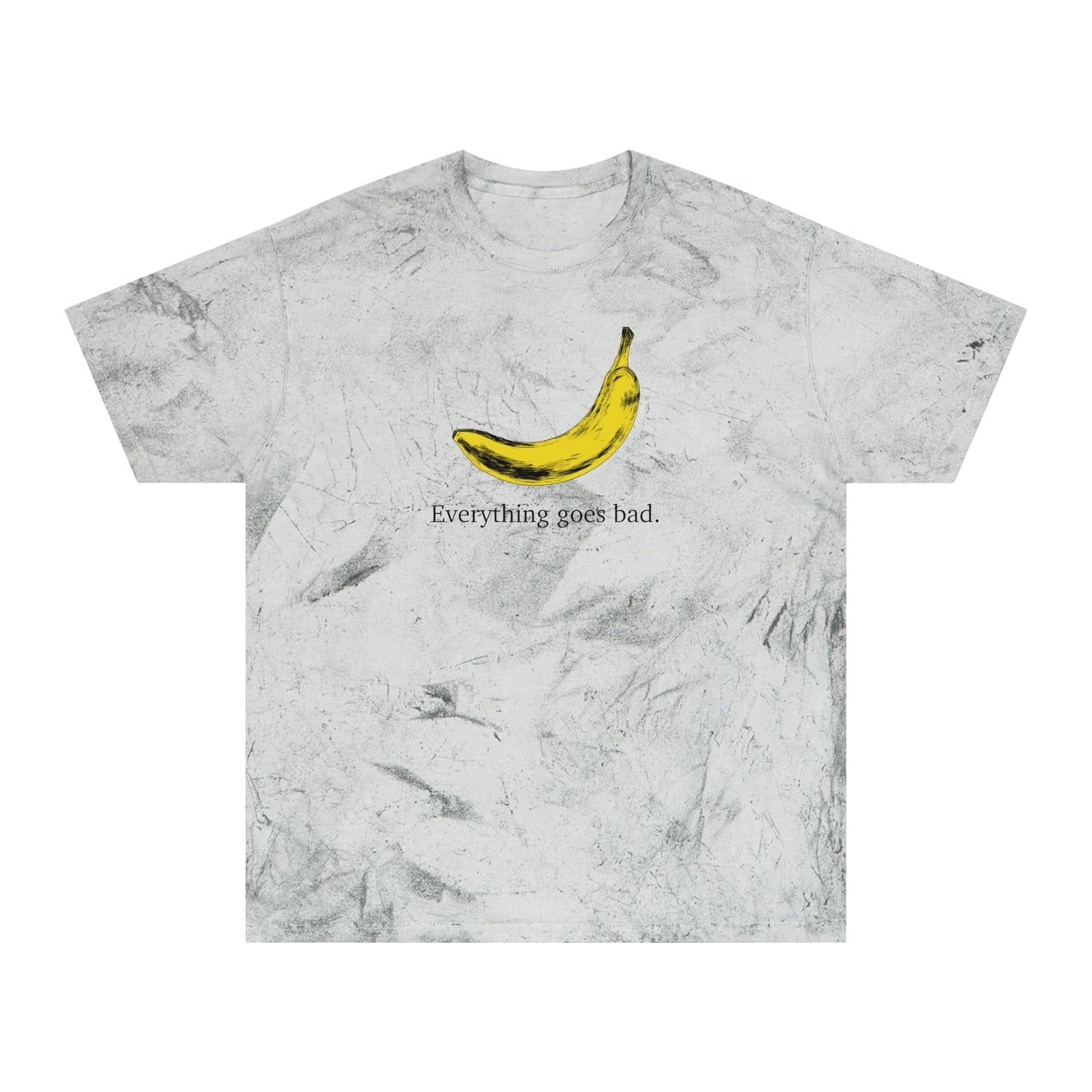 Everything Goes Bad Yellow Banana Color Blast Tee