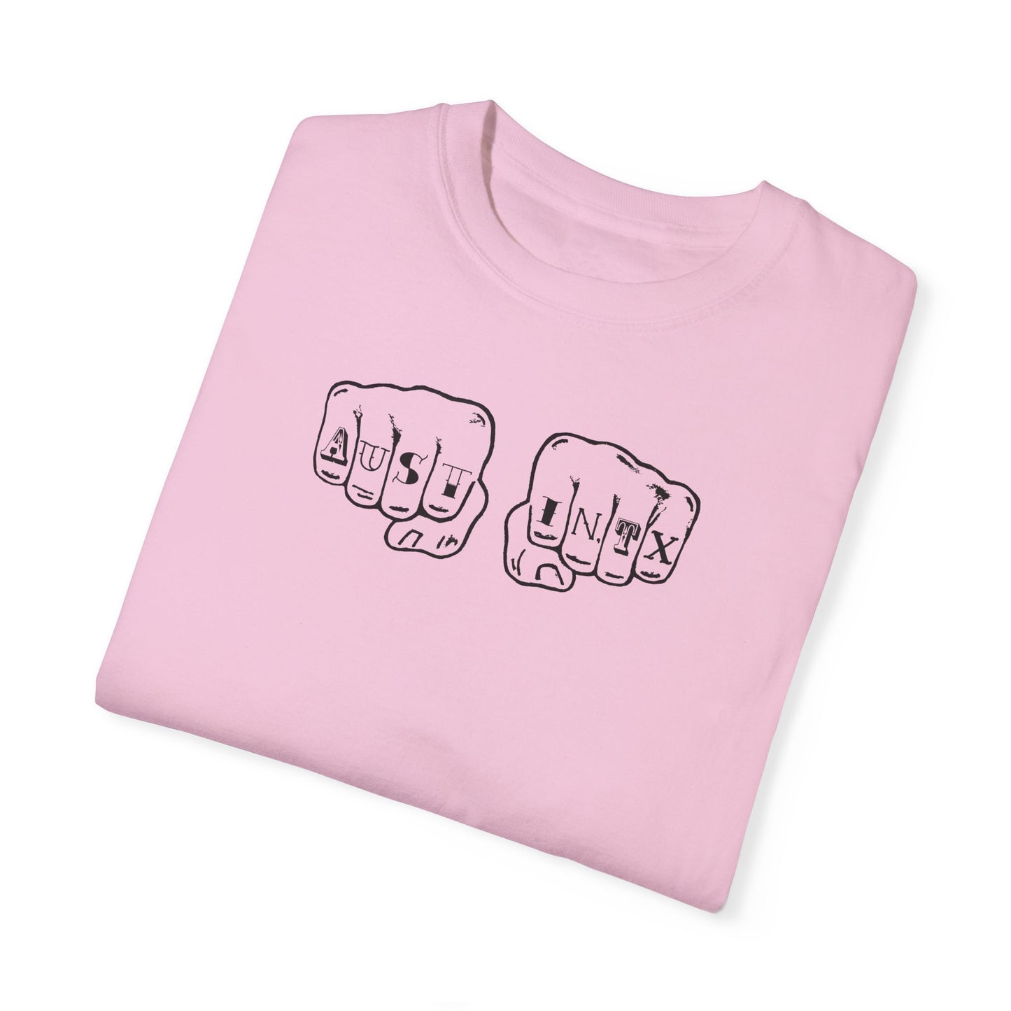 Austin Knuckle Tats - Tattooed Fists Tee