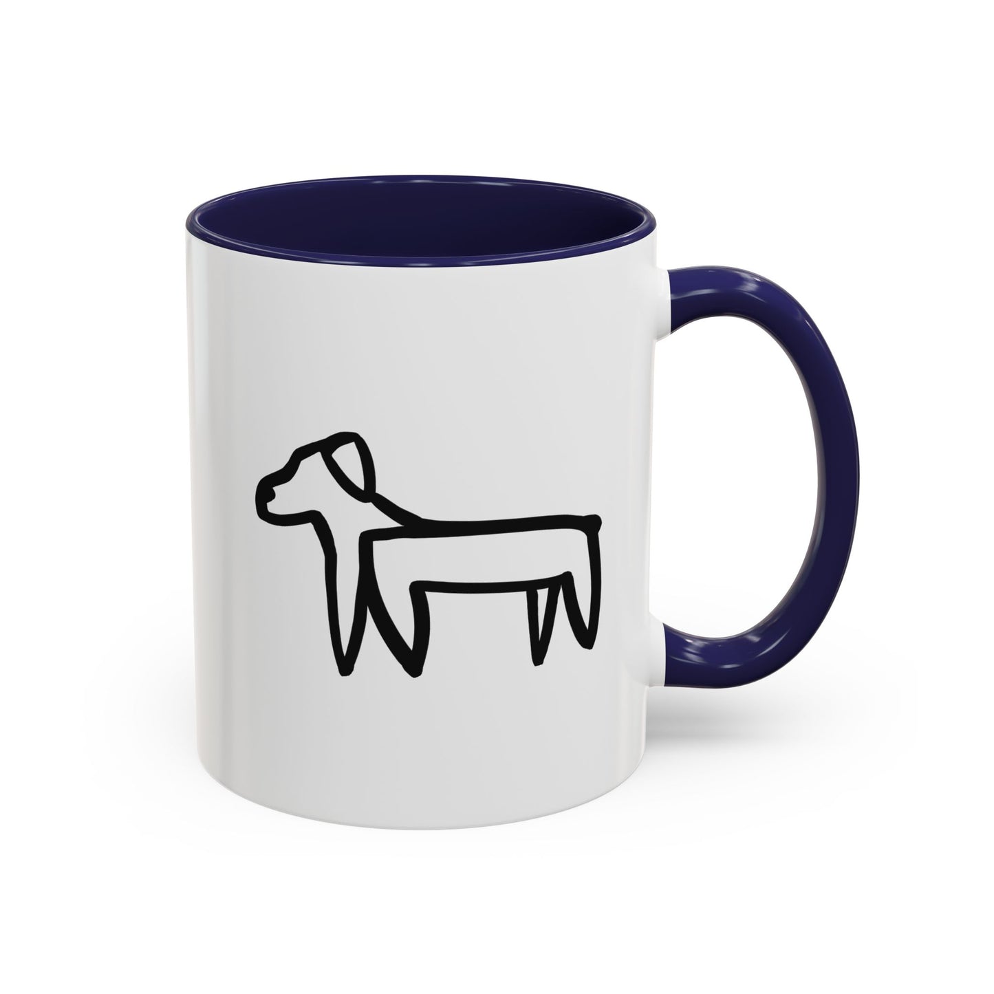Double Dog Accent Mug