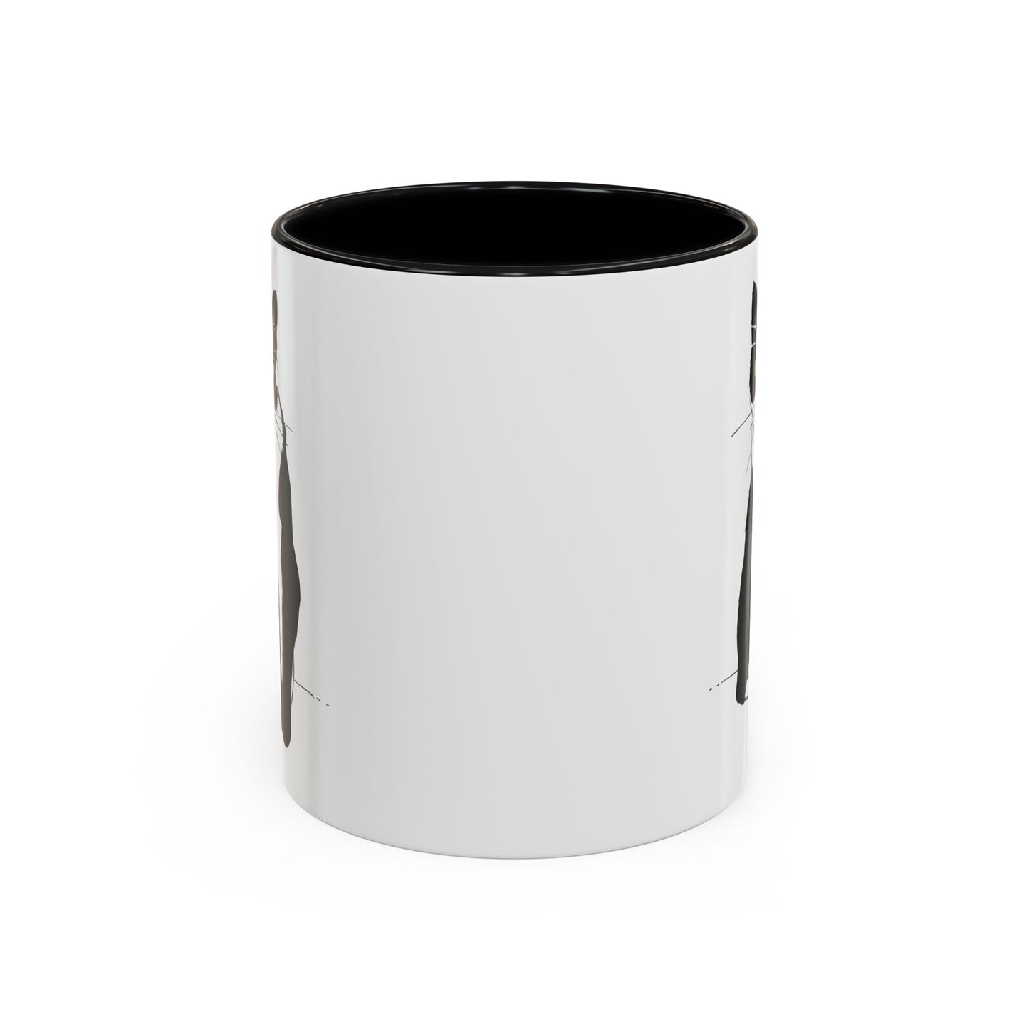 Cat Mug (Transparent Style Cat) - Two Cats Accent Edition Cat Mug
