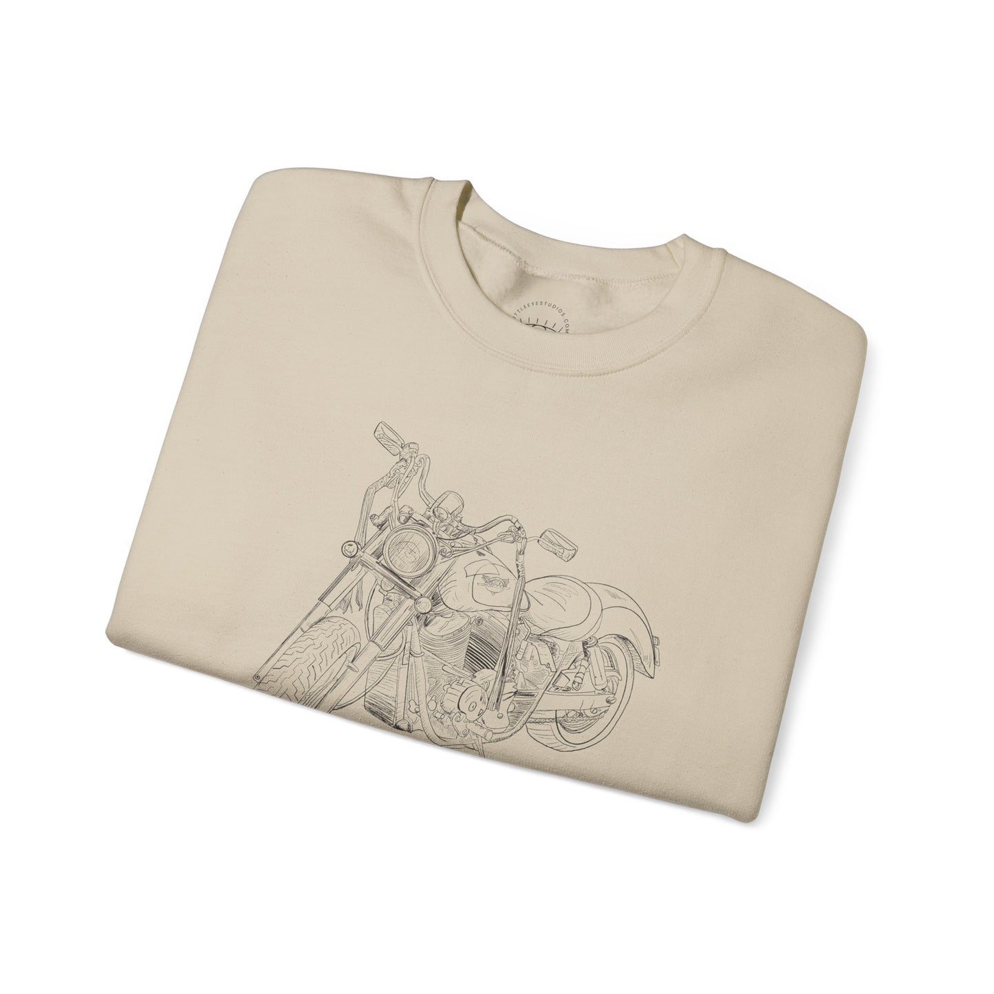 Motorcycle Drawing Sweatshirt