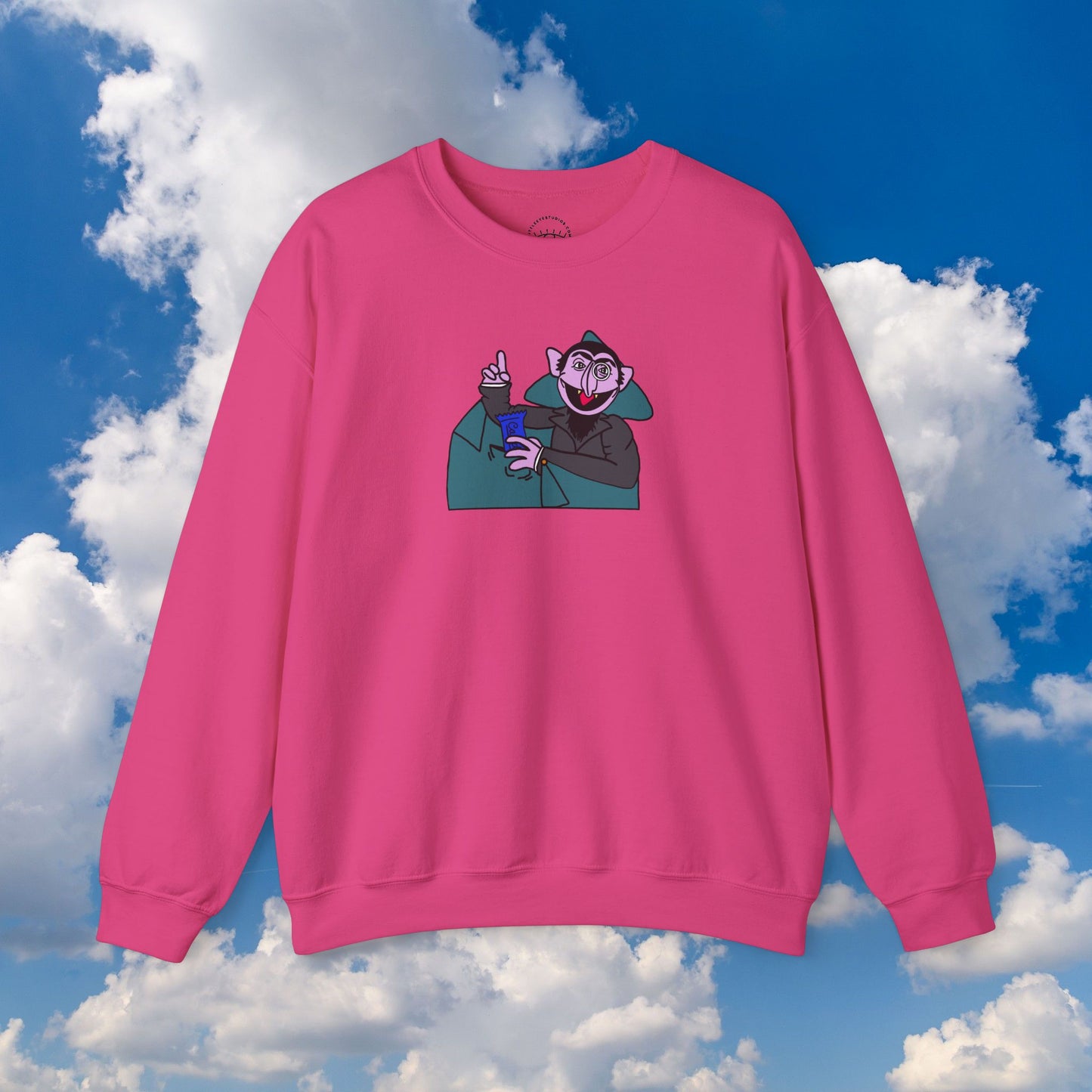 The Count Stealing Candy Sweatshirt - Sesame Street The Count Parody Sweatshirt