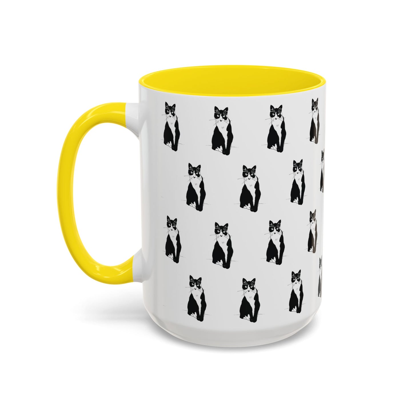 Herd of Cats Accent Mug (Transparent Style Cat) - Cat Mug