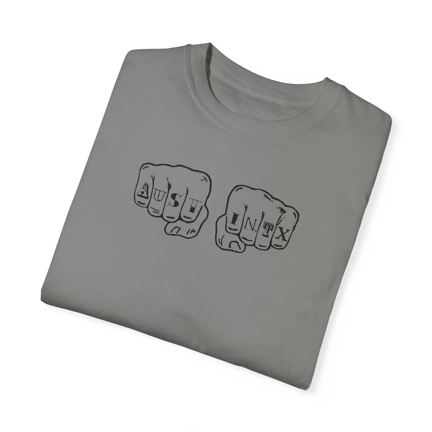 Austin Knuckle Tats - Tattooed Fists Tee