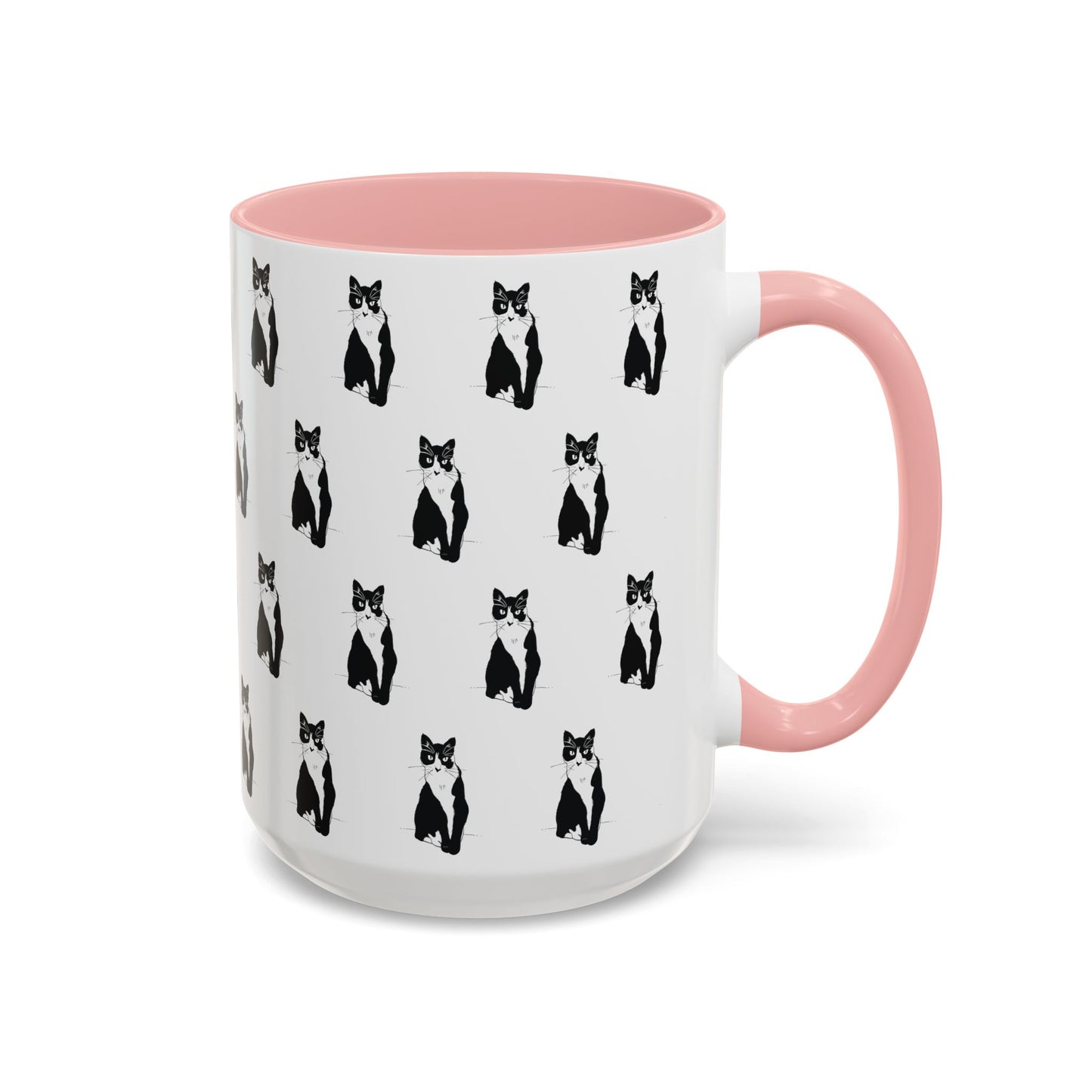 Herd of Cats Accent Mug (Transparent Style Cat) - Cat Mug