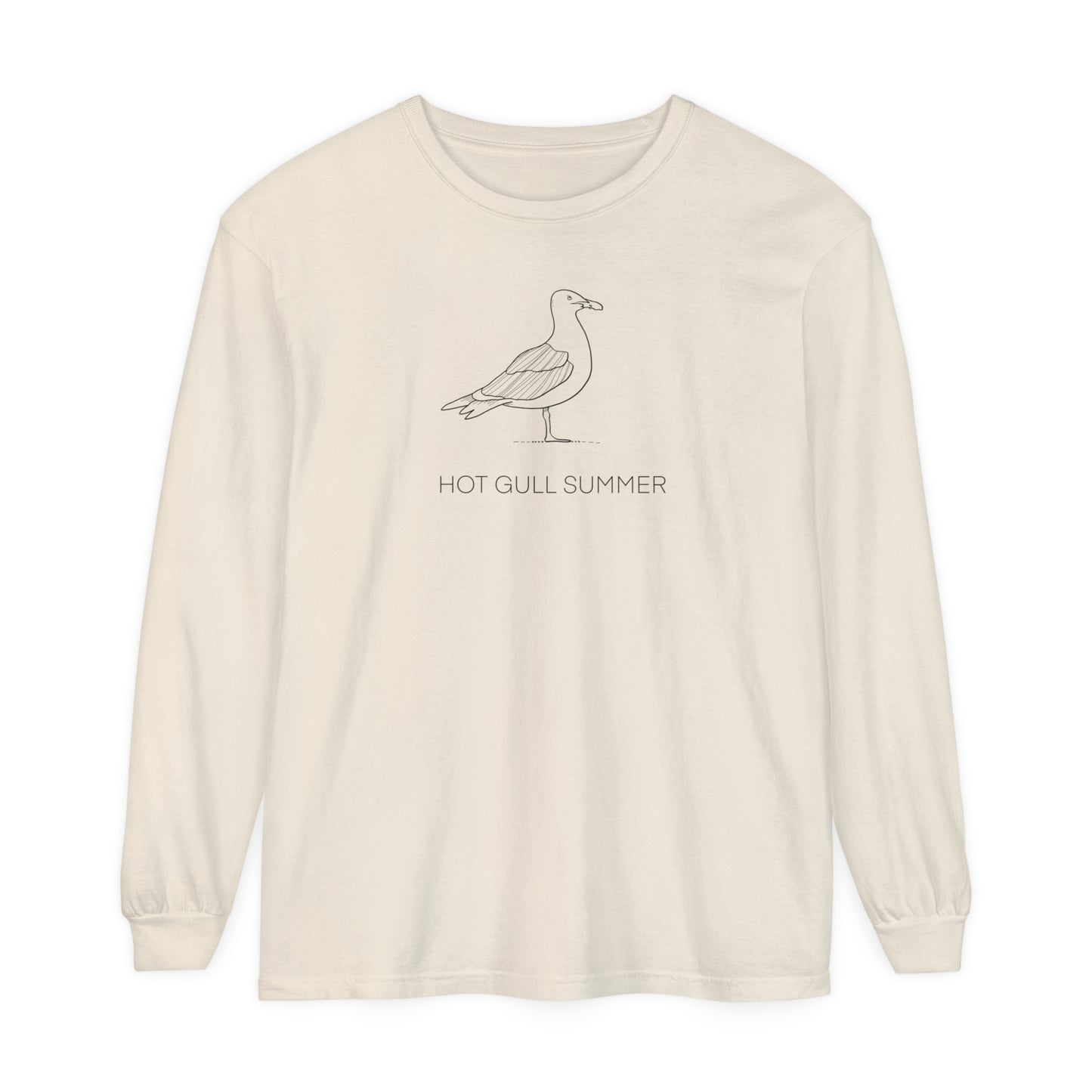 Hot Gull Summer Seagull Long Sleeve Tee