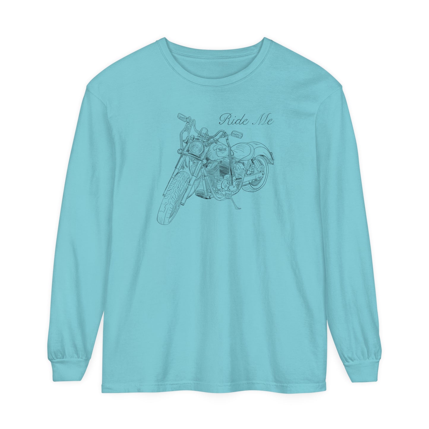 Ride Me Motorcycle Long Sleeve Tee