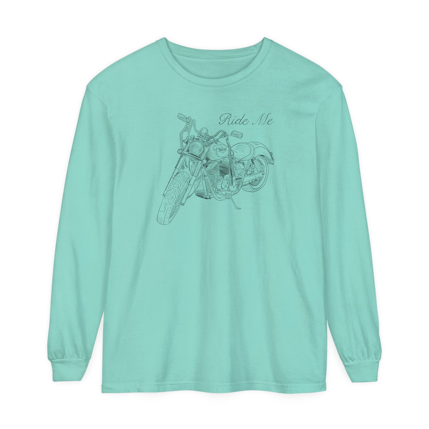 Ride Me Motorcycle Long Sleeve Tee