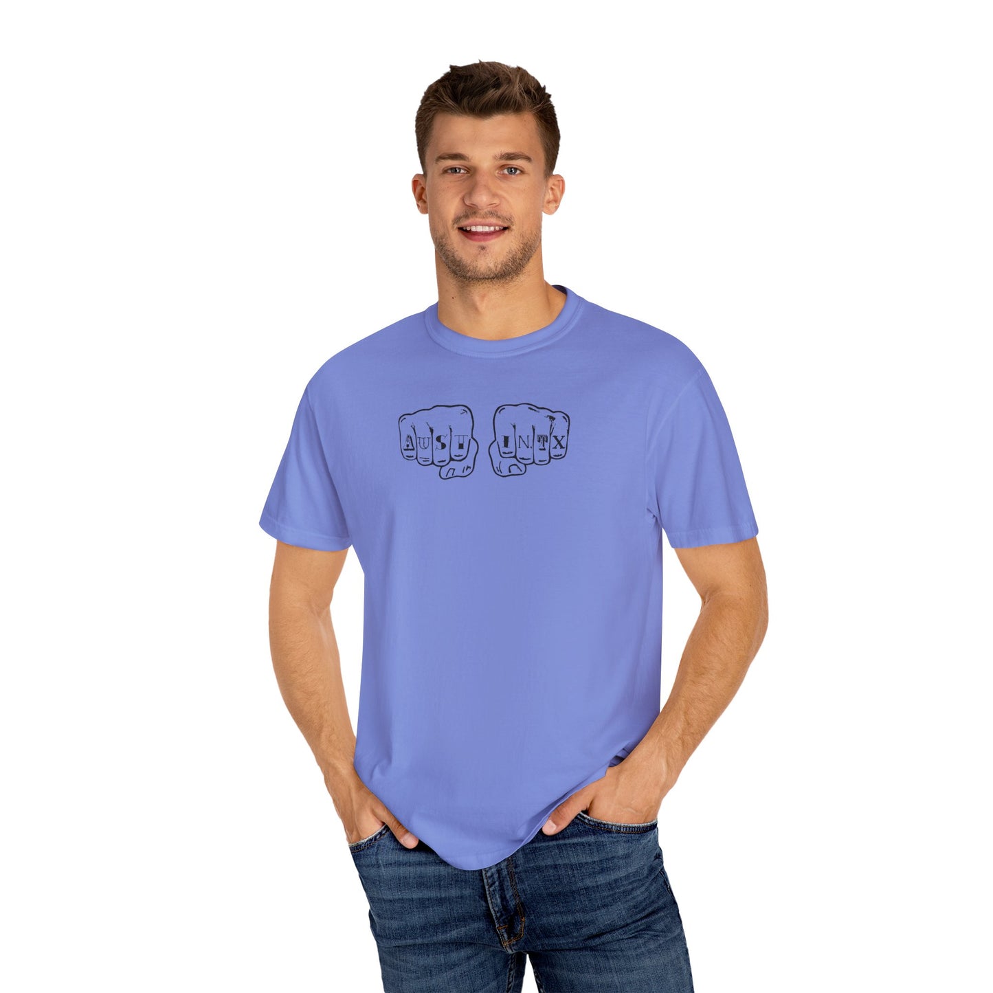 Austin Knuckle Tats - Tattooed Fists Tee