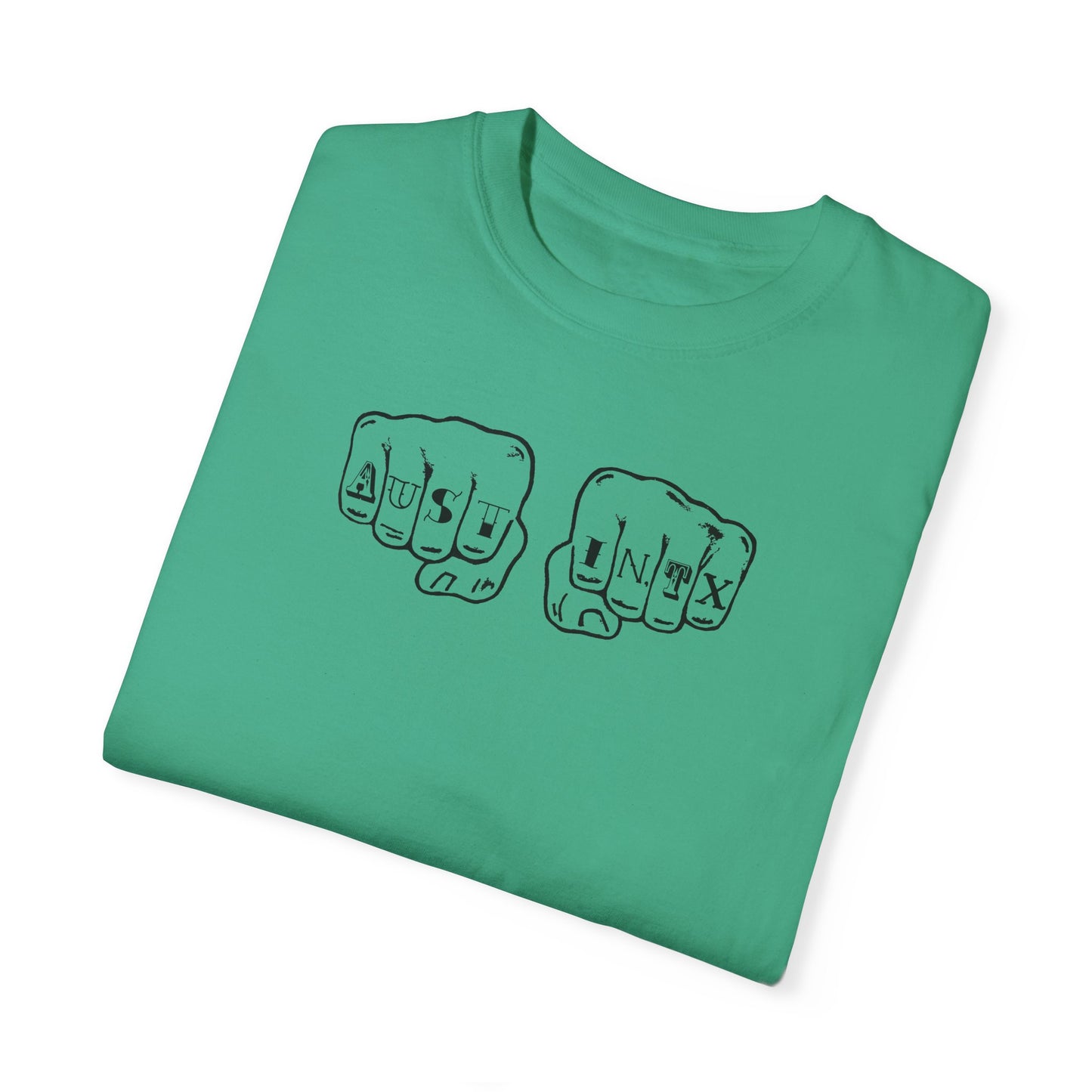 Austin Knuckle Tats - Tattooed Fists Tee