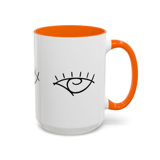 Seeing Eye Three-peat Accent Mug