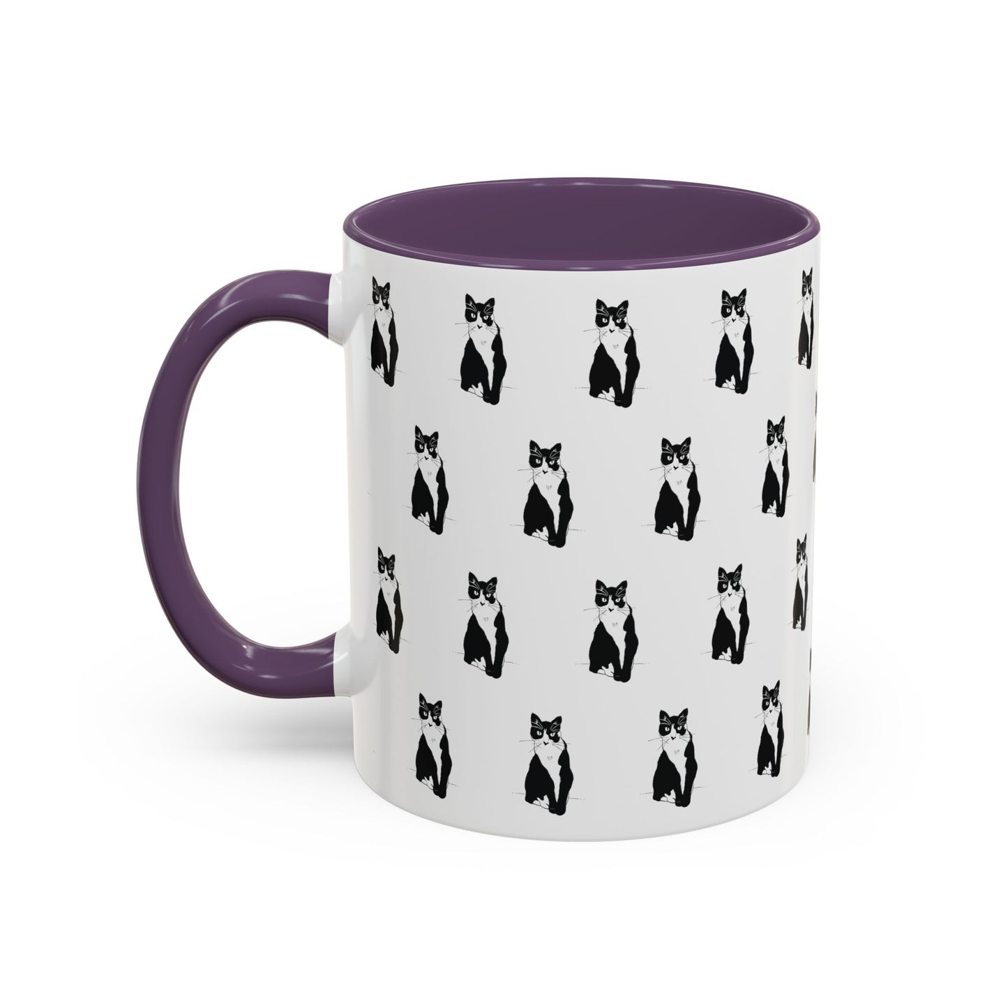 Herd of Cats Accent Mug (Transparent Style Cat) - Cat Mug