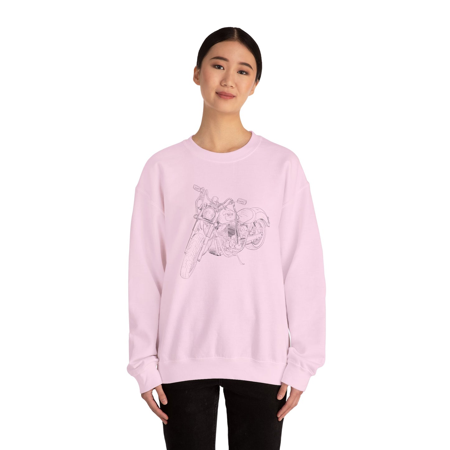 Motorcycle Drawing Sweatshirt