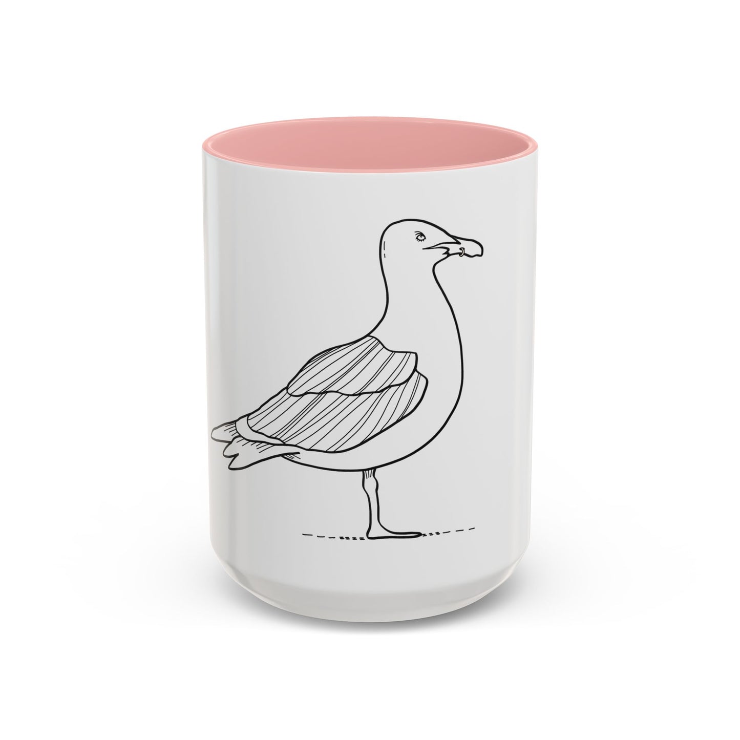 Hot Gull Accent Mug - One Bird
