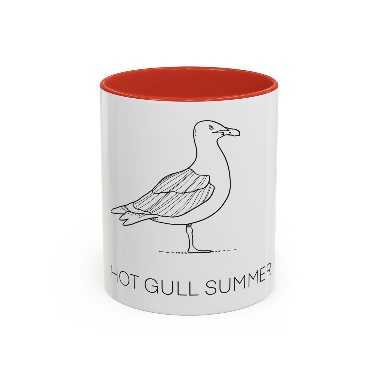 Hot Gull Summer Accent Mug - One Bird